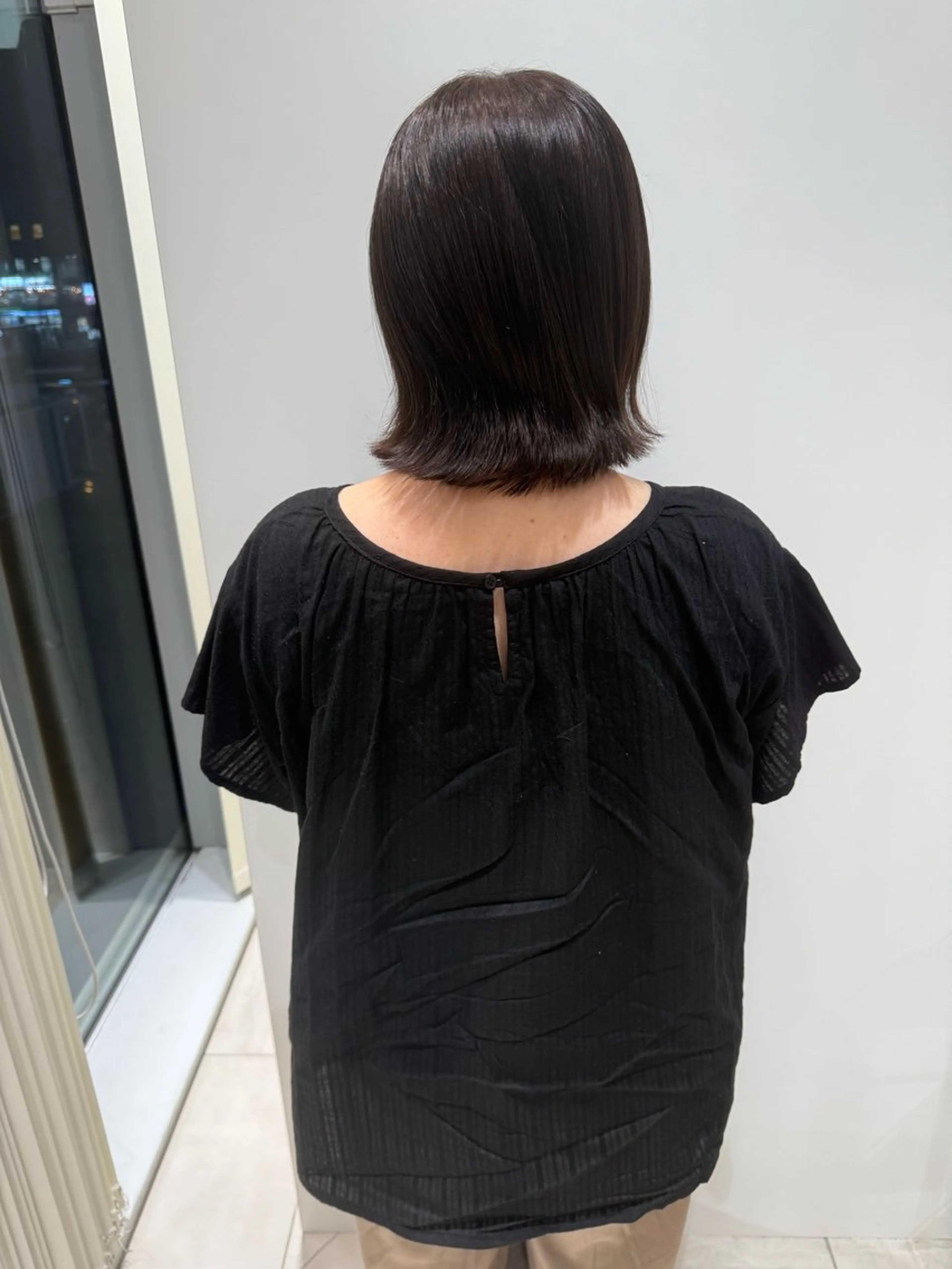 ミディアム ボブ 外ハネヘア ZELE AVEDA浦和PARCO店所属・若生 神のヘアスタイル