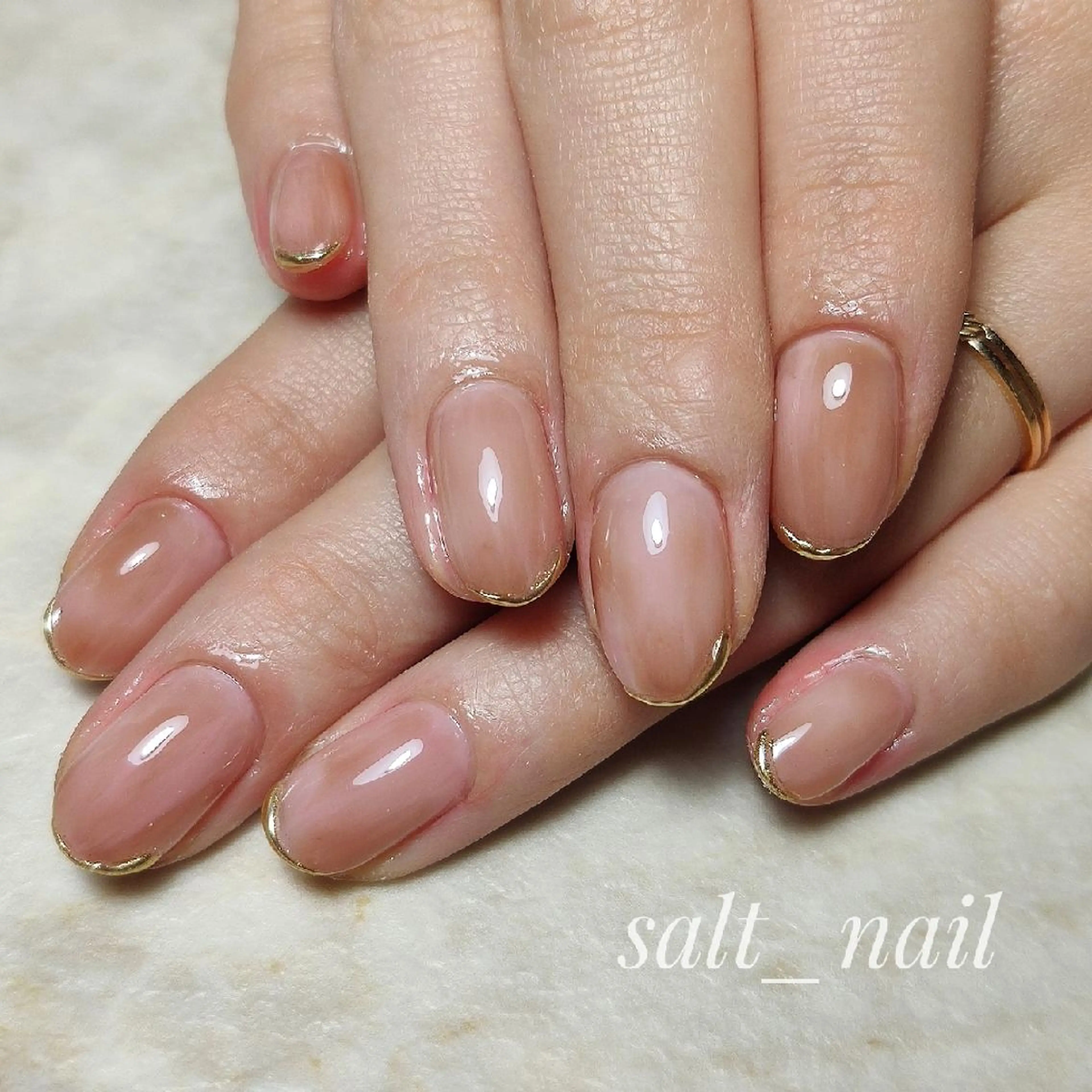 ネイル ニュアンスネイル ハンドネイル 個人サロン saltnailのネイルデザイン