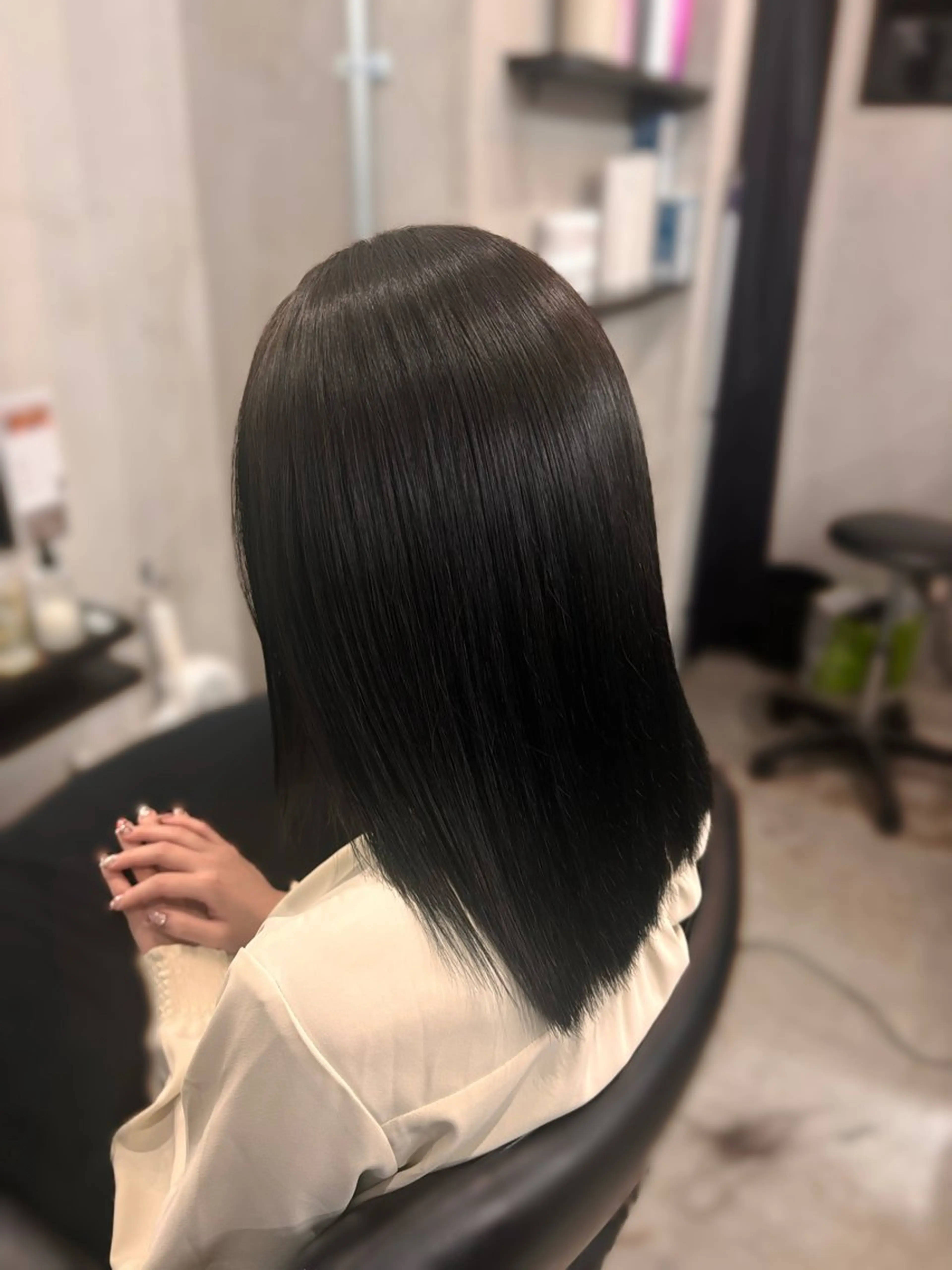 カット+寒色系ワンカラー💙🩵の写真