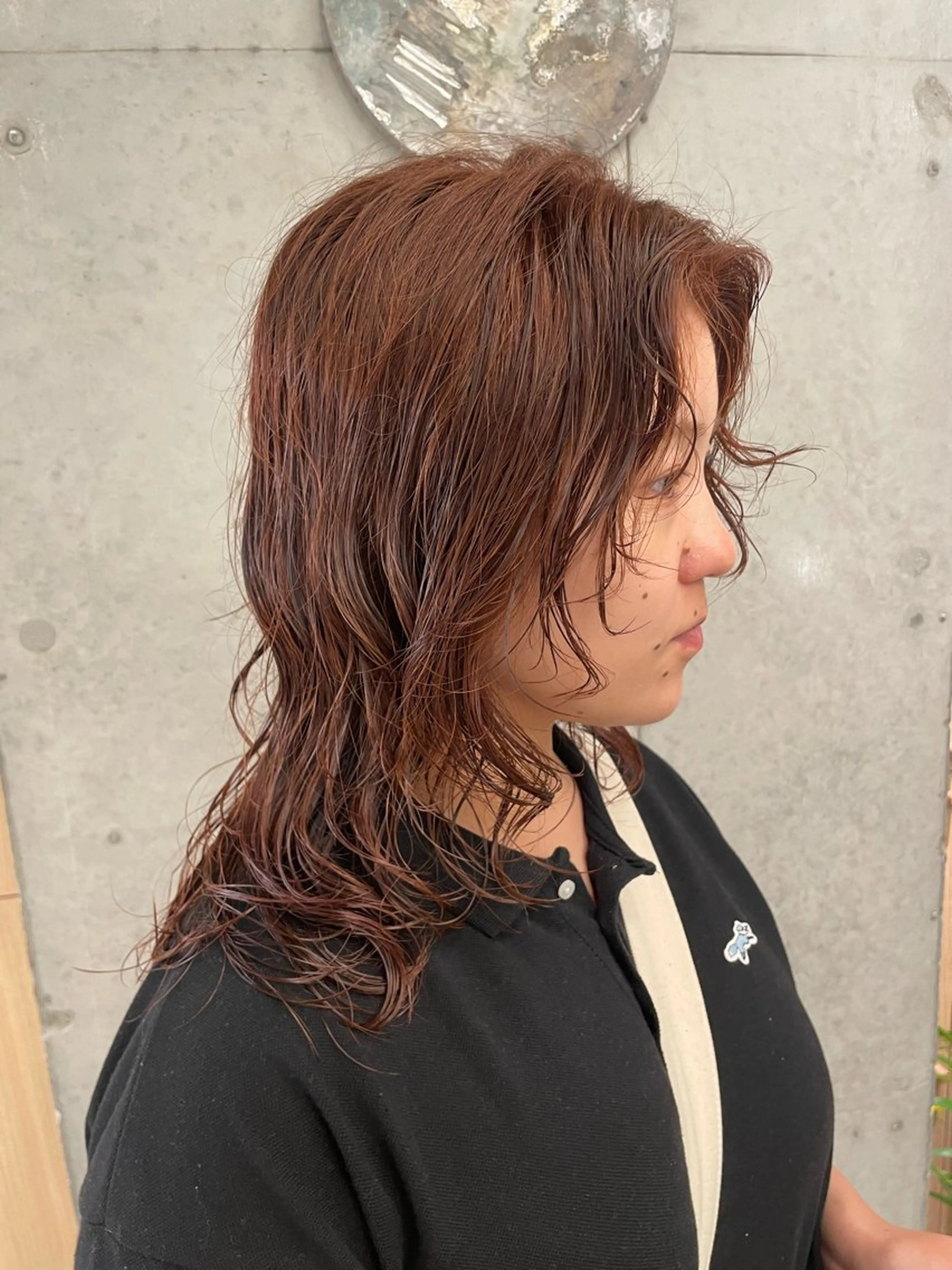セミロング カラー パーマ カット ヘアカラー トリートメント 🎀レイヤー/パーマ カラー/ai🎀のヘアスタイル