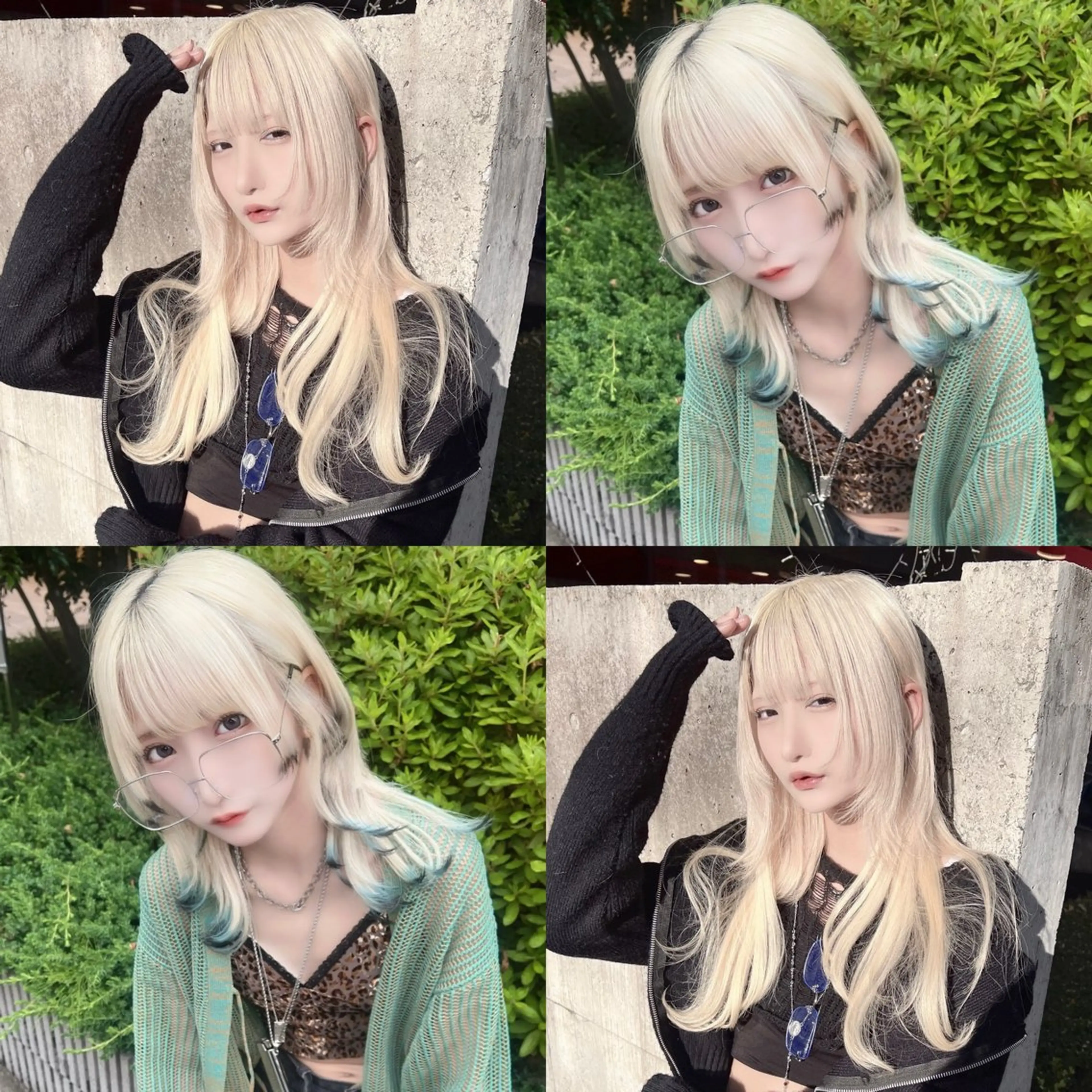 ミディアム カラー ヘアカラー トリートメント ダブルカラー特化💍 tiam💍韓国ヘアのヘアスタイル