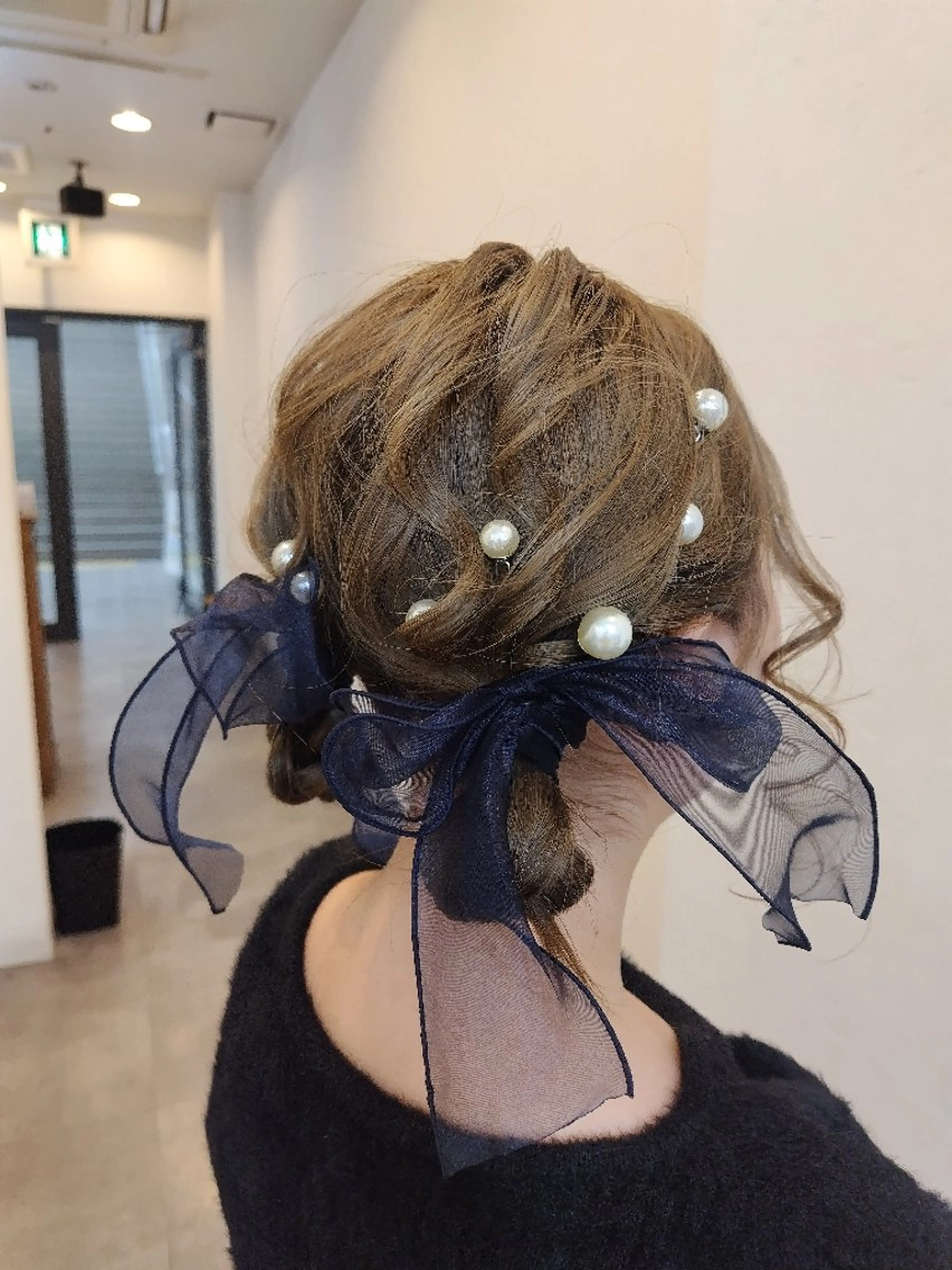 ヘアアレンジ お団子ヘア 澤田 あきのヘアスタイル