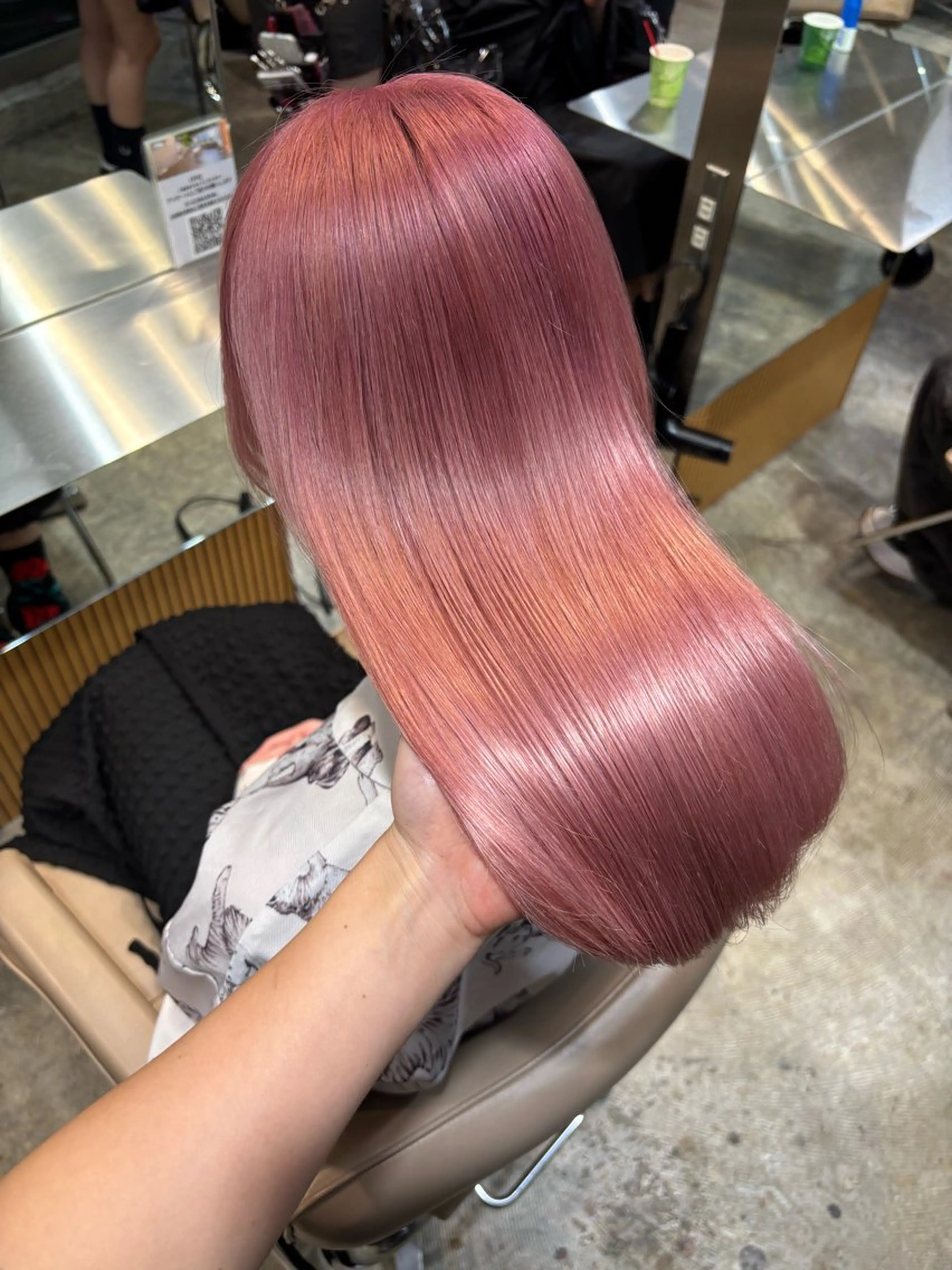 セミロング カラー ヘアカラー cinq所属・ハイトーン/ラベンダ ー/ yuina🪄のヘアスタイル