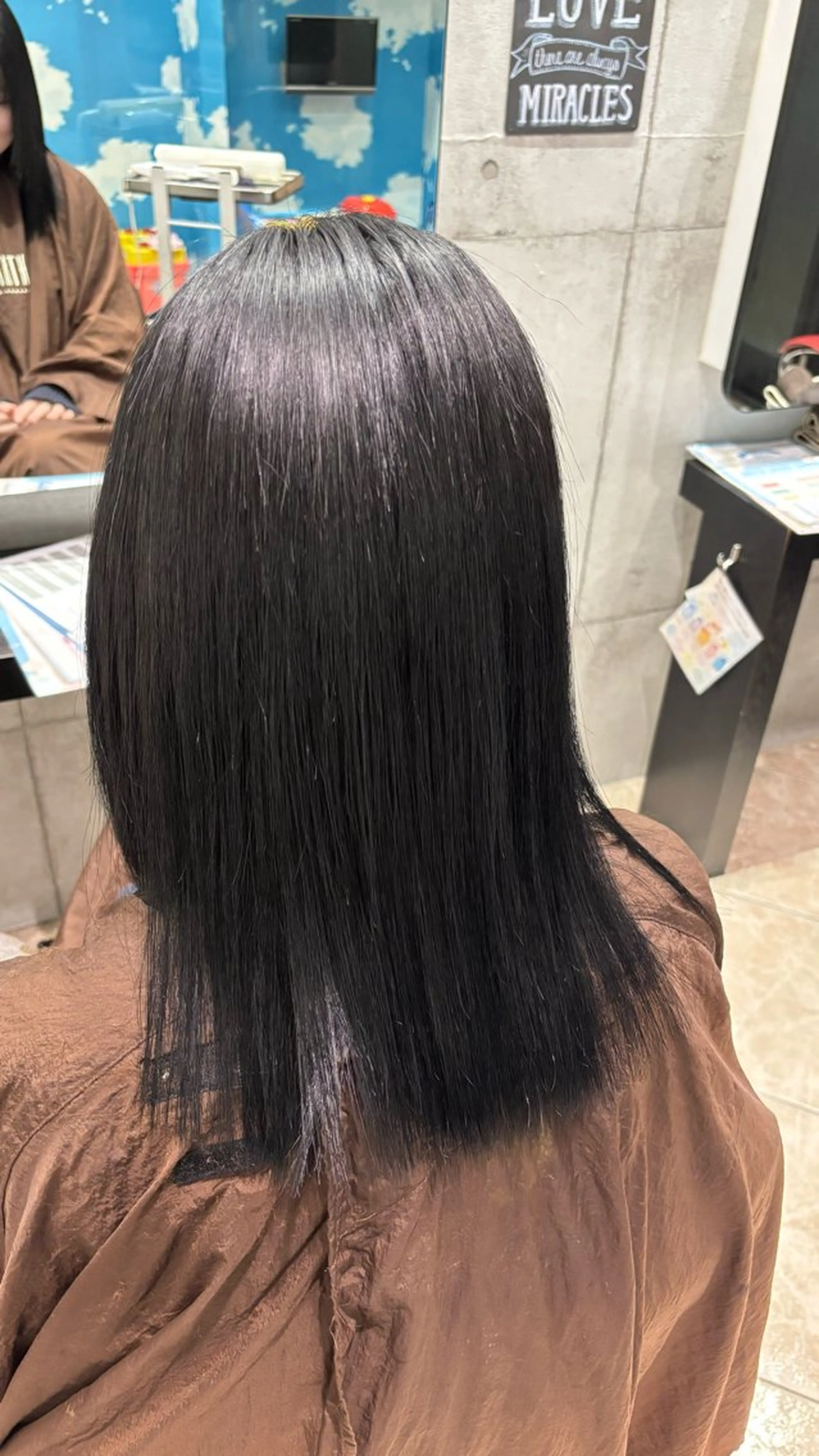 カラー ブリーチ ブルーカラー ブリーチなしカラー ヘアカラー さくら🐼ྀི 杜せきのした駅3分のヘアスタイル