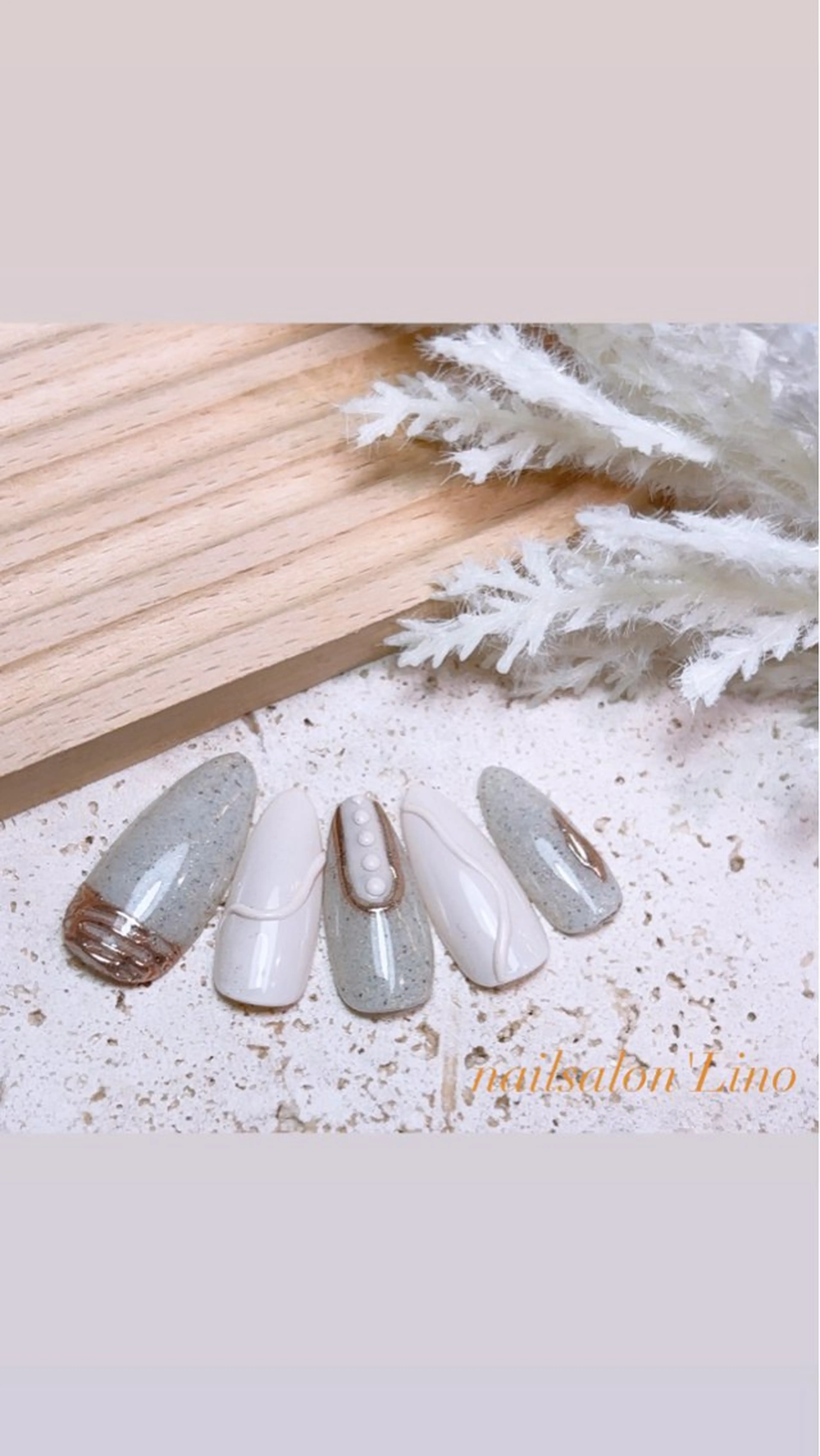 ネイル Lino𓂃⟡.· Chizuruのネイルデザイン