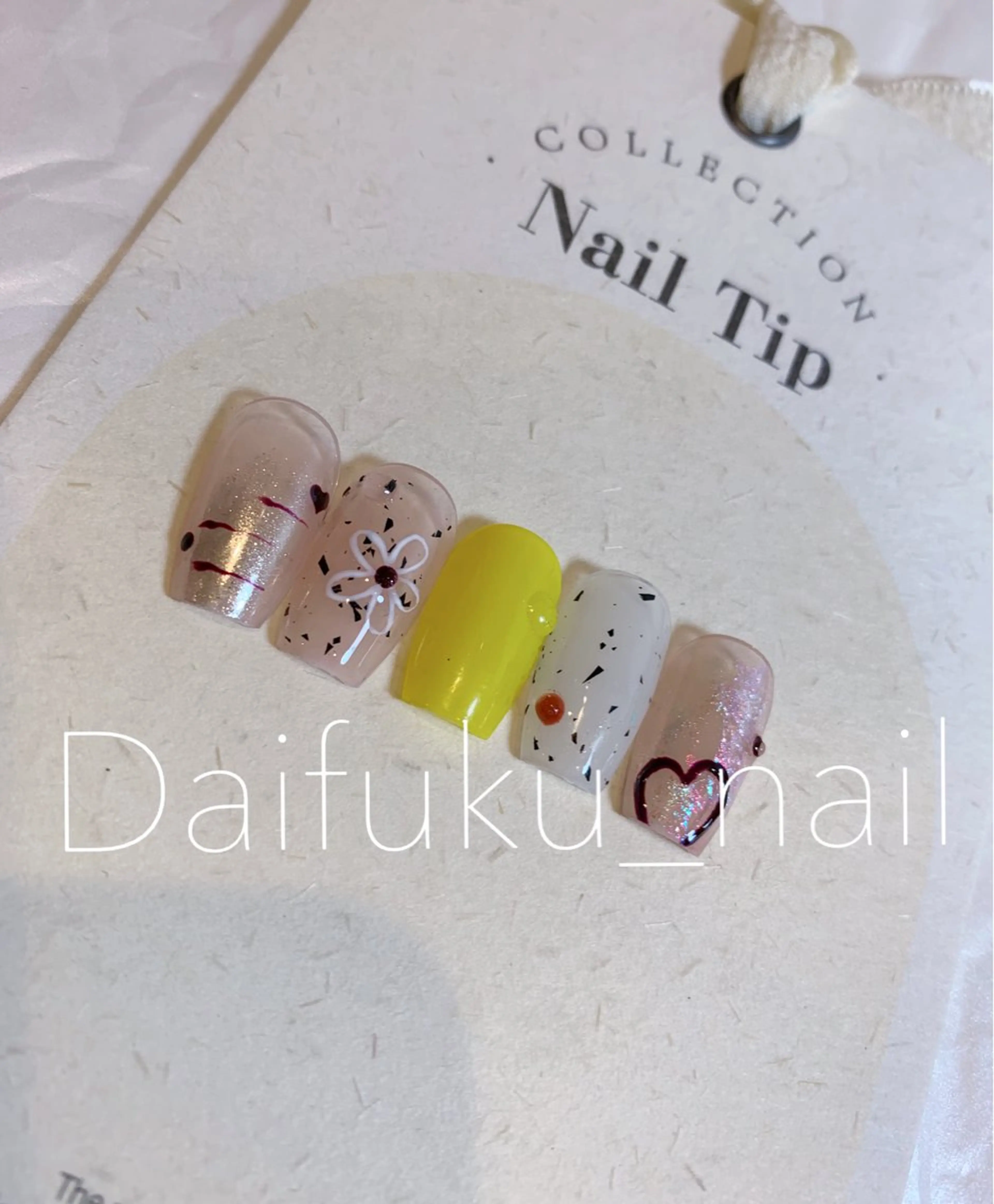 ショート ハンドネイル Daifuku nailsのネイルデザイン