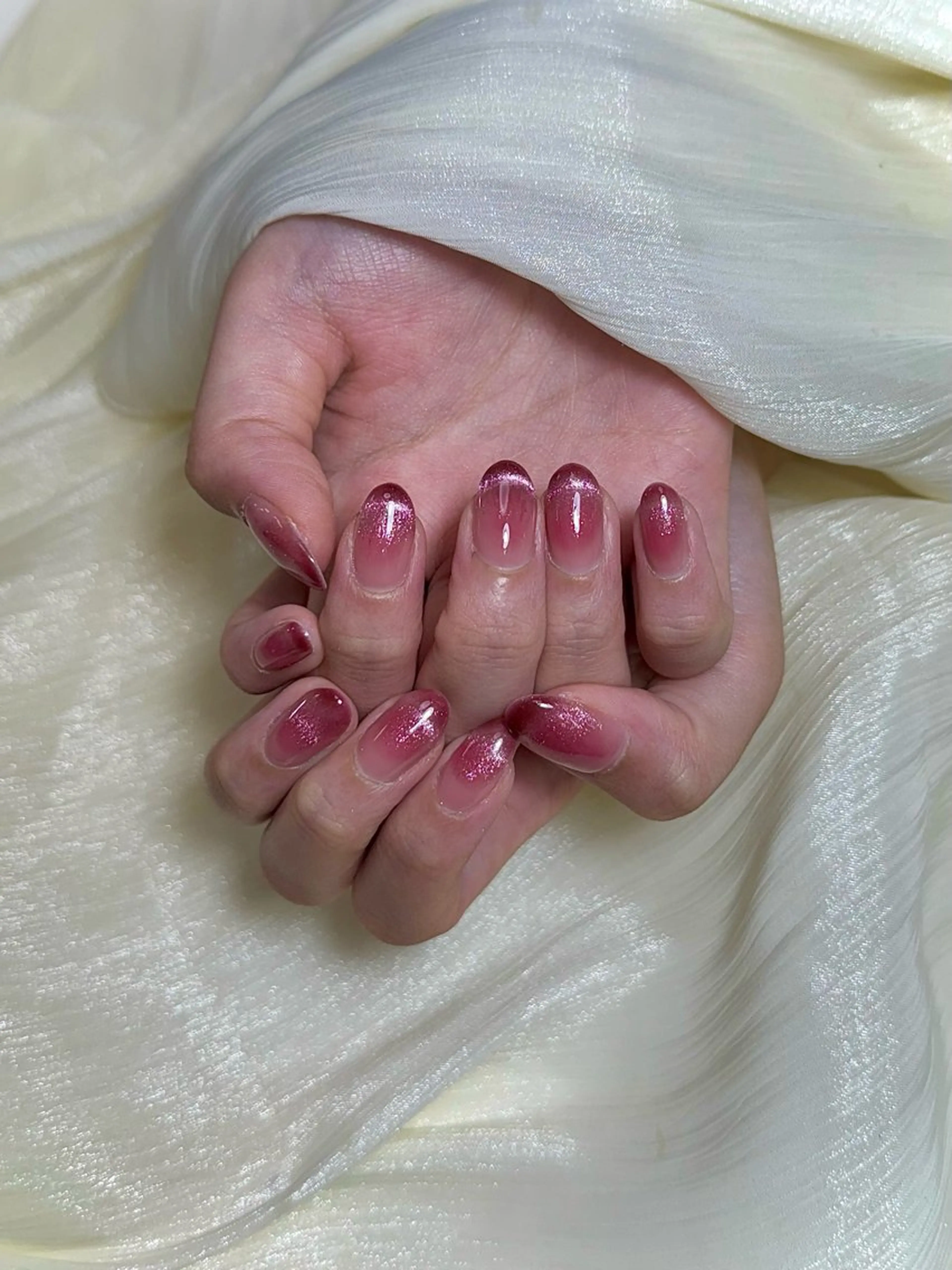 ネイル チークネイル ハンドネイル 🎀 NaNa_nailのネイルデザイン