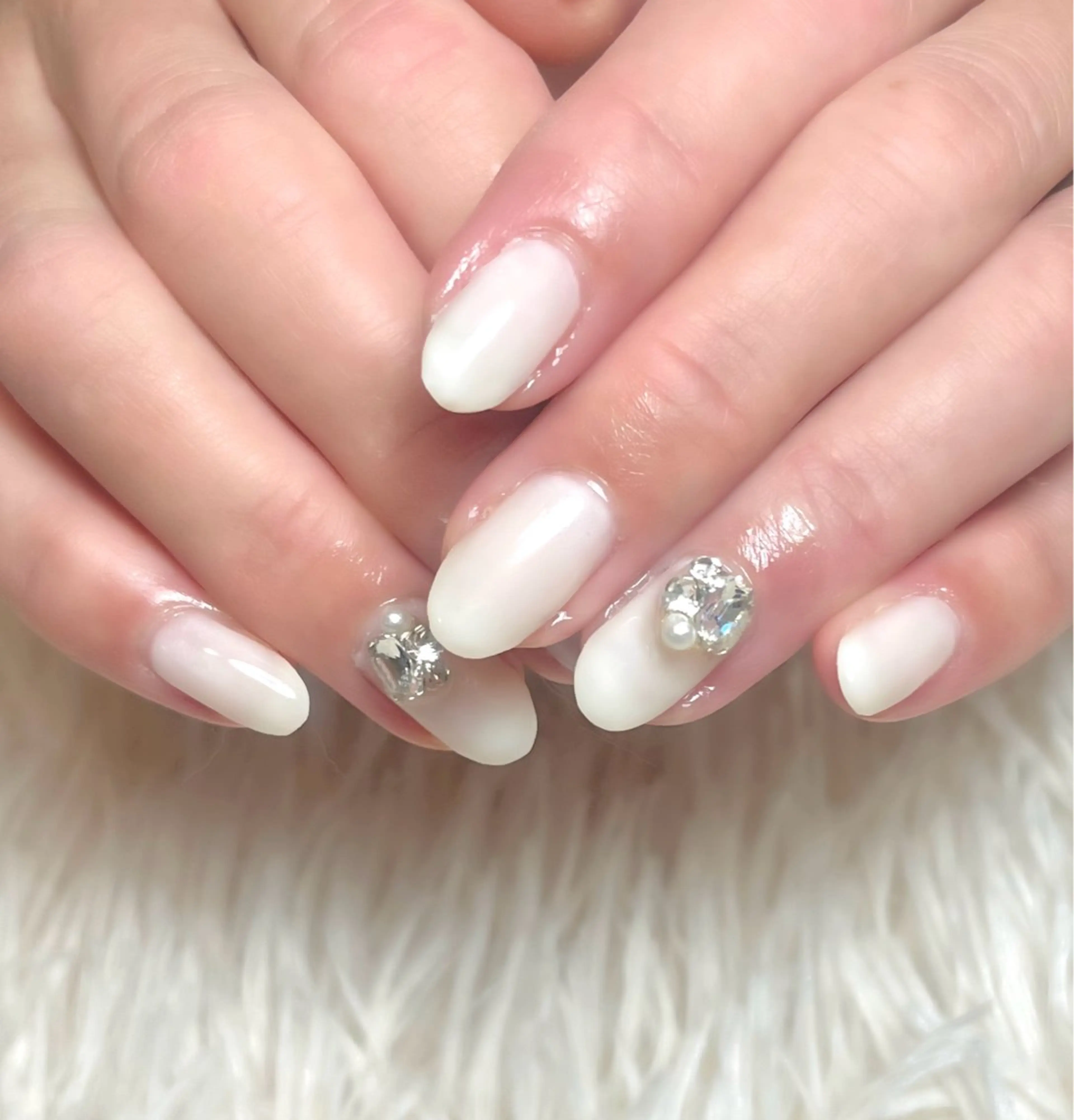 ネイル ワンカラーネイル 島田 亜紀のネイルデザイン