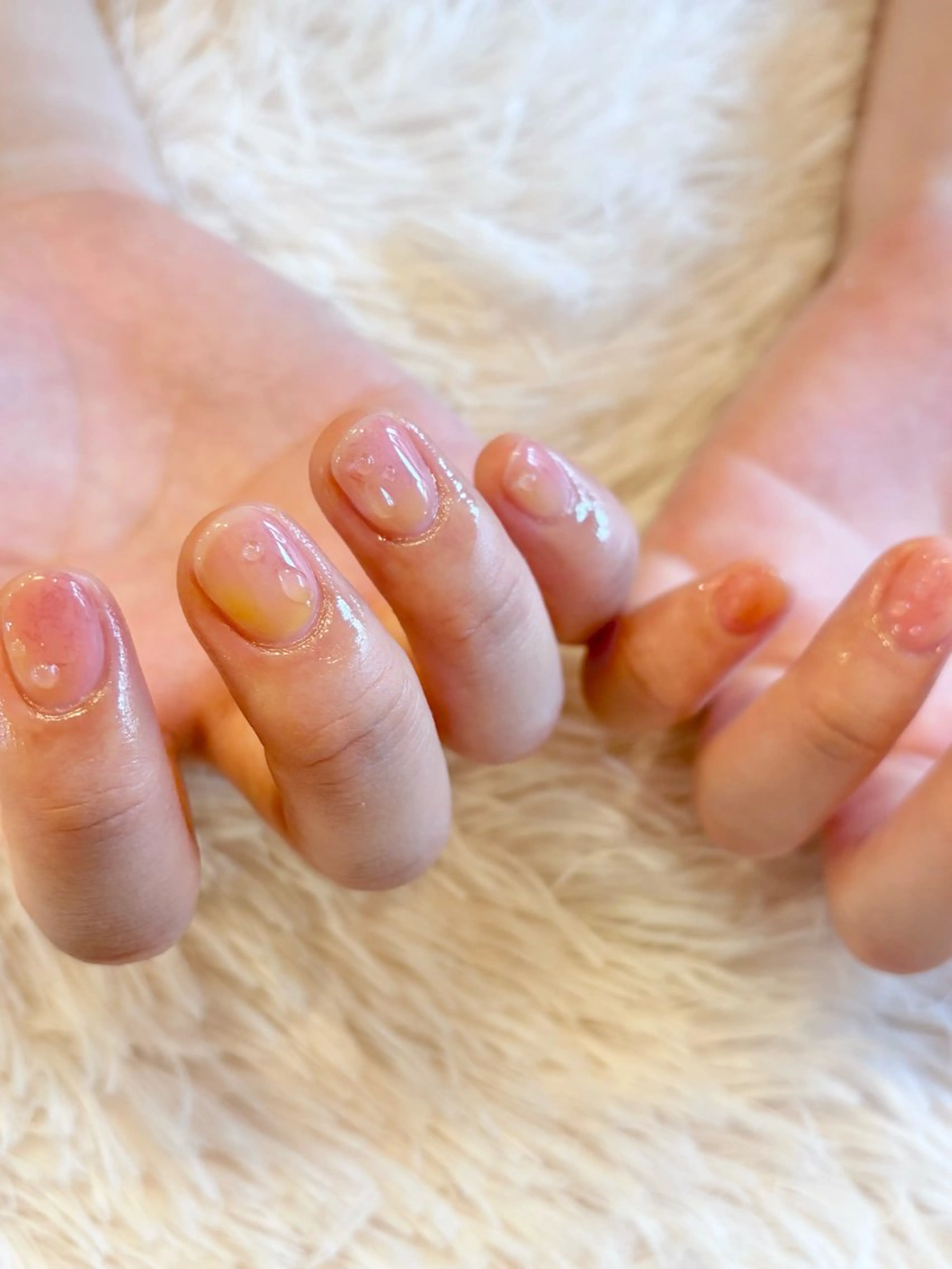 ネイル 持ち込み Lelole 🫧マグネット🫧のネイルデザイン