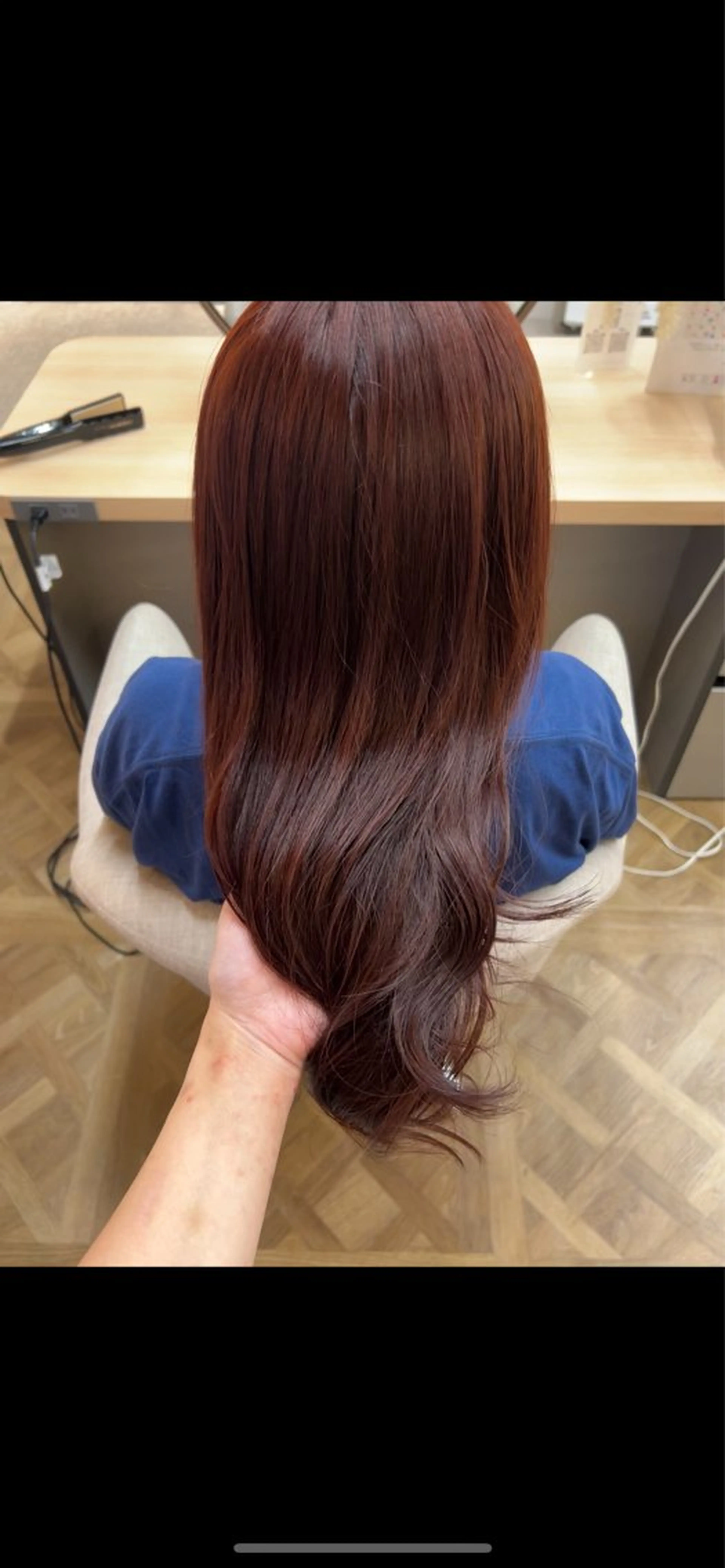 ロング カラー CIEL大名店 Aujua認定サロン【シエル】所属・お顔周り/オリーブ/ Wカラー/mei大名のヘアスタイル