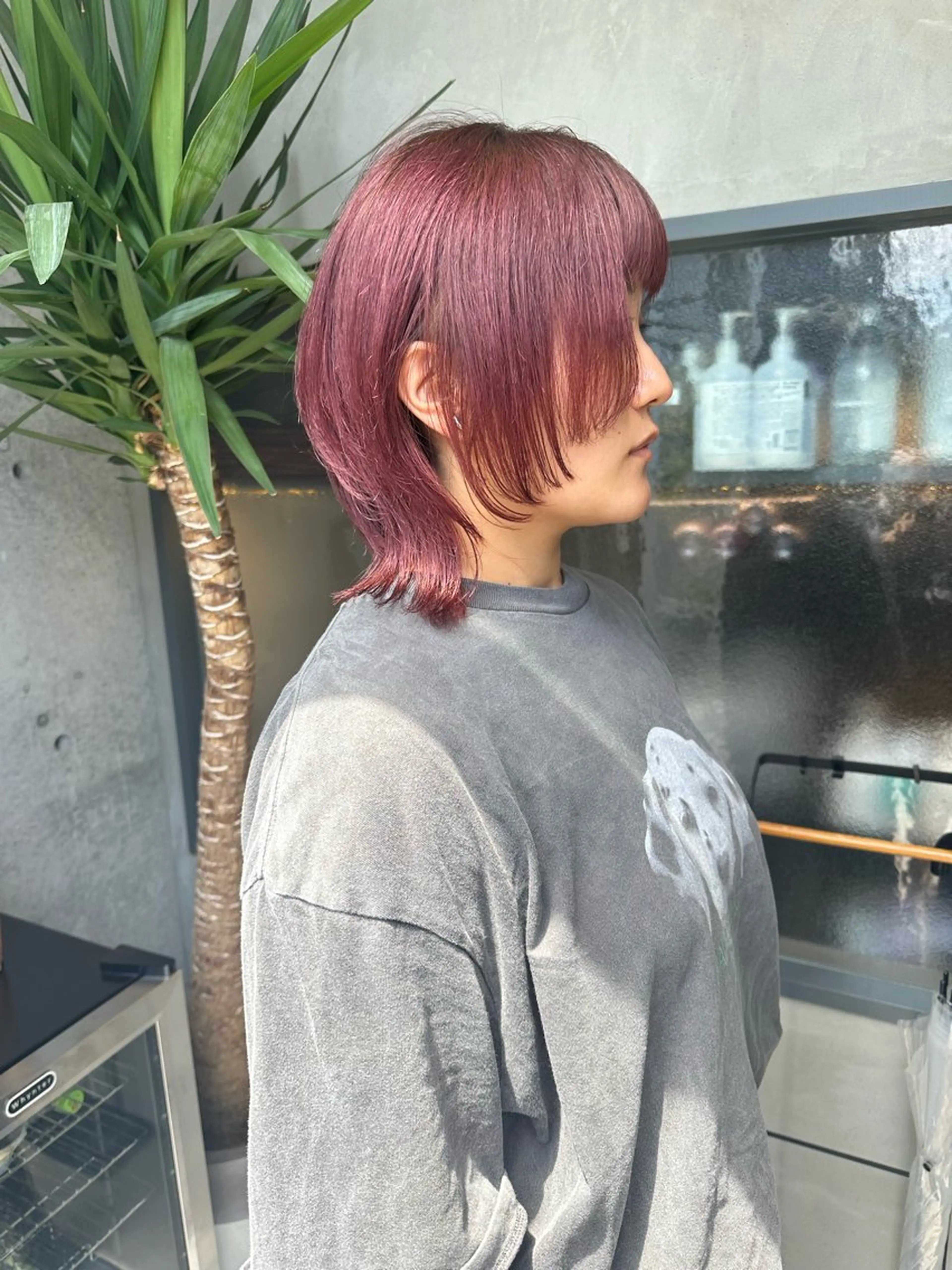 ミディアム カラー ボブ/似合わせカット /ニュアンスカラーのヘアスタイル