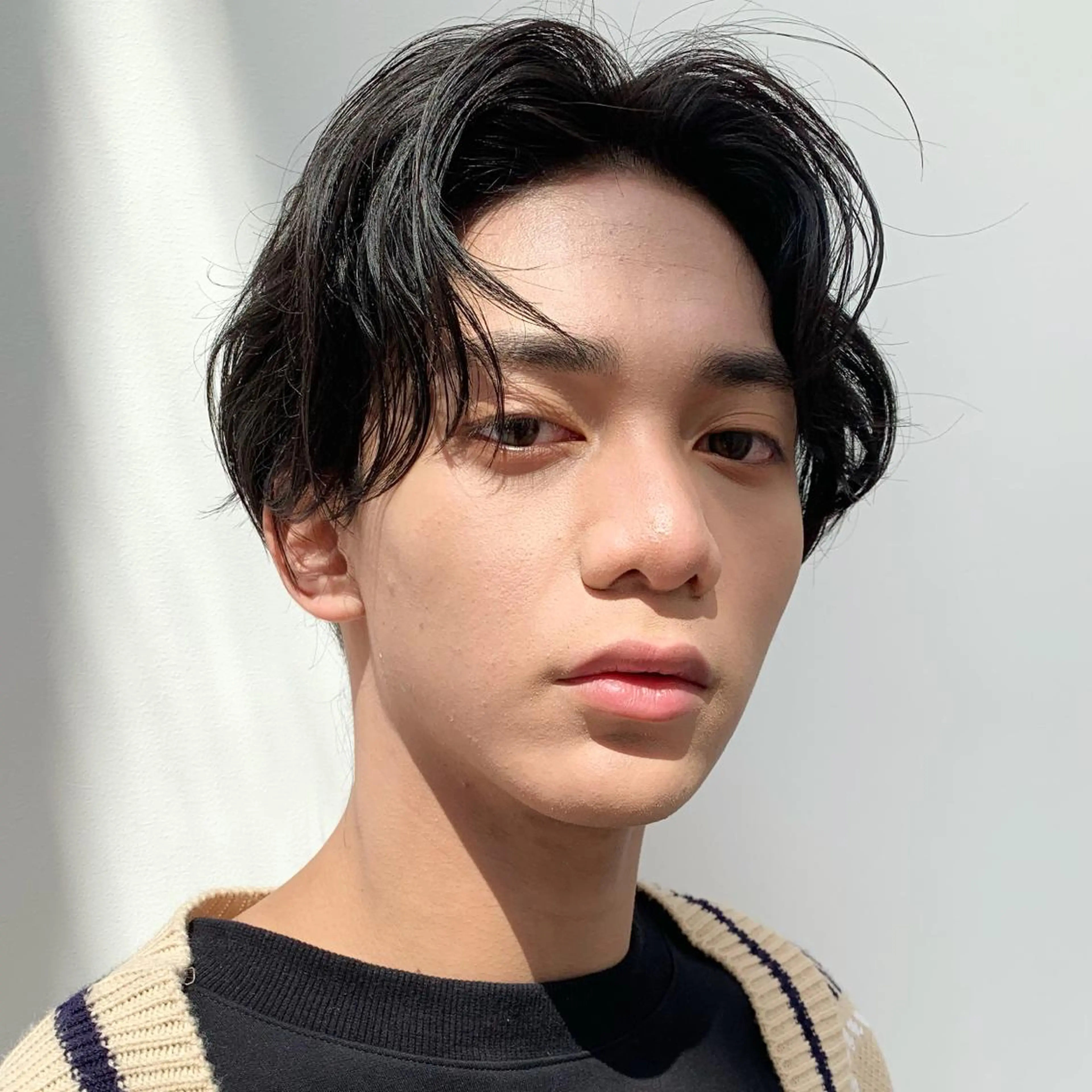 ショート カラー パーマ メンズ アイブロウ 丁寧なカウンセリング 🌿Chiemi🌿のヘアスタイル