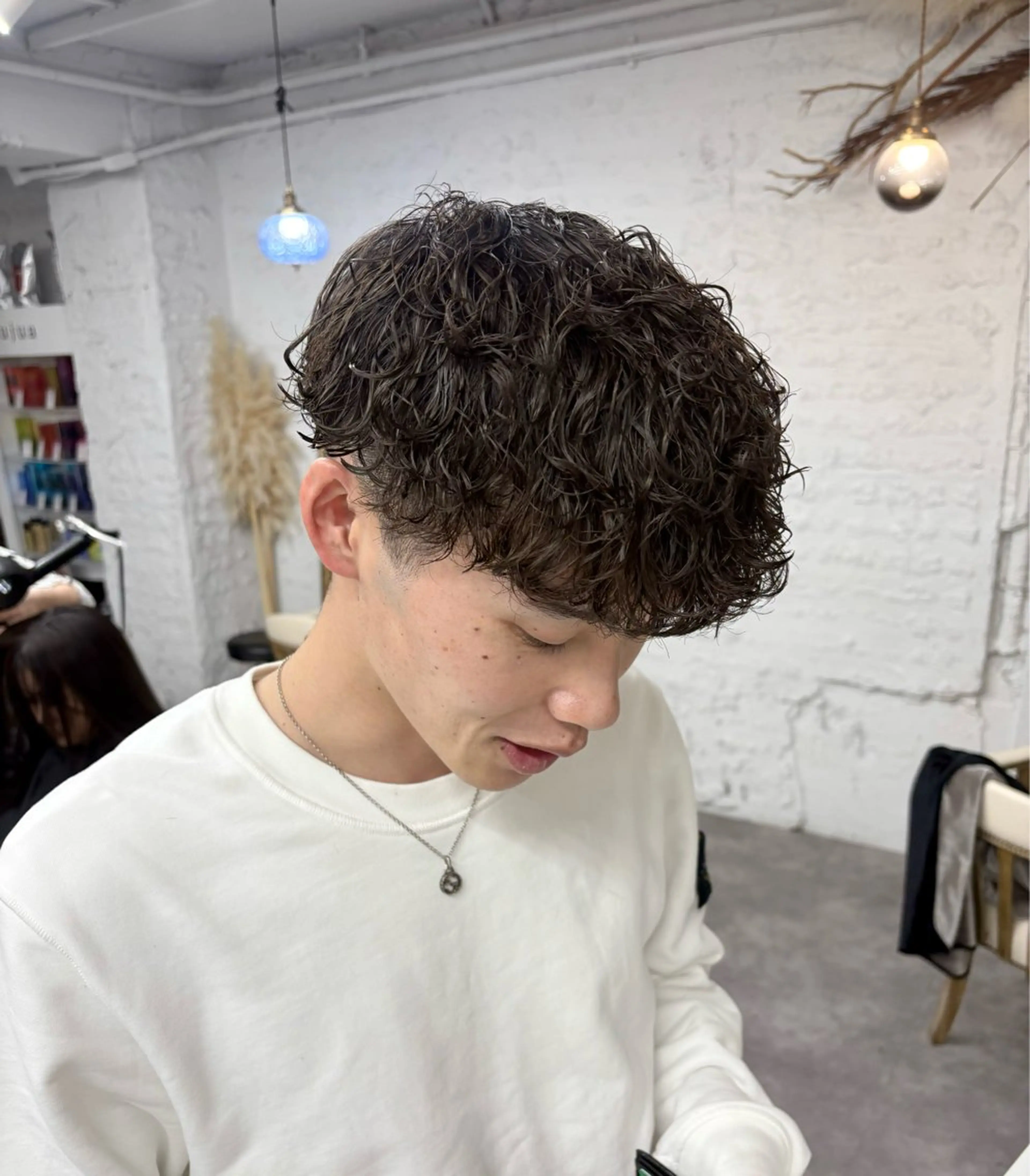 パーマ メンズ 笹江 瑞穂のヘアスタイル