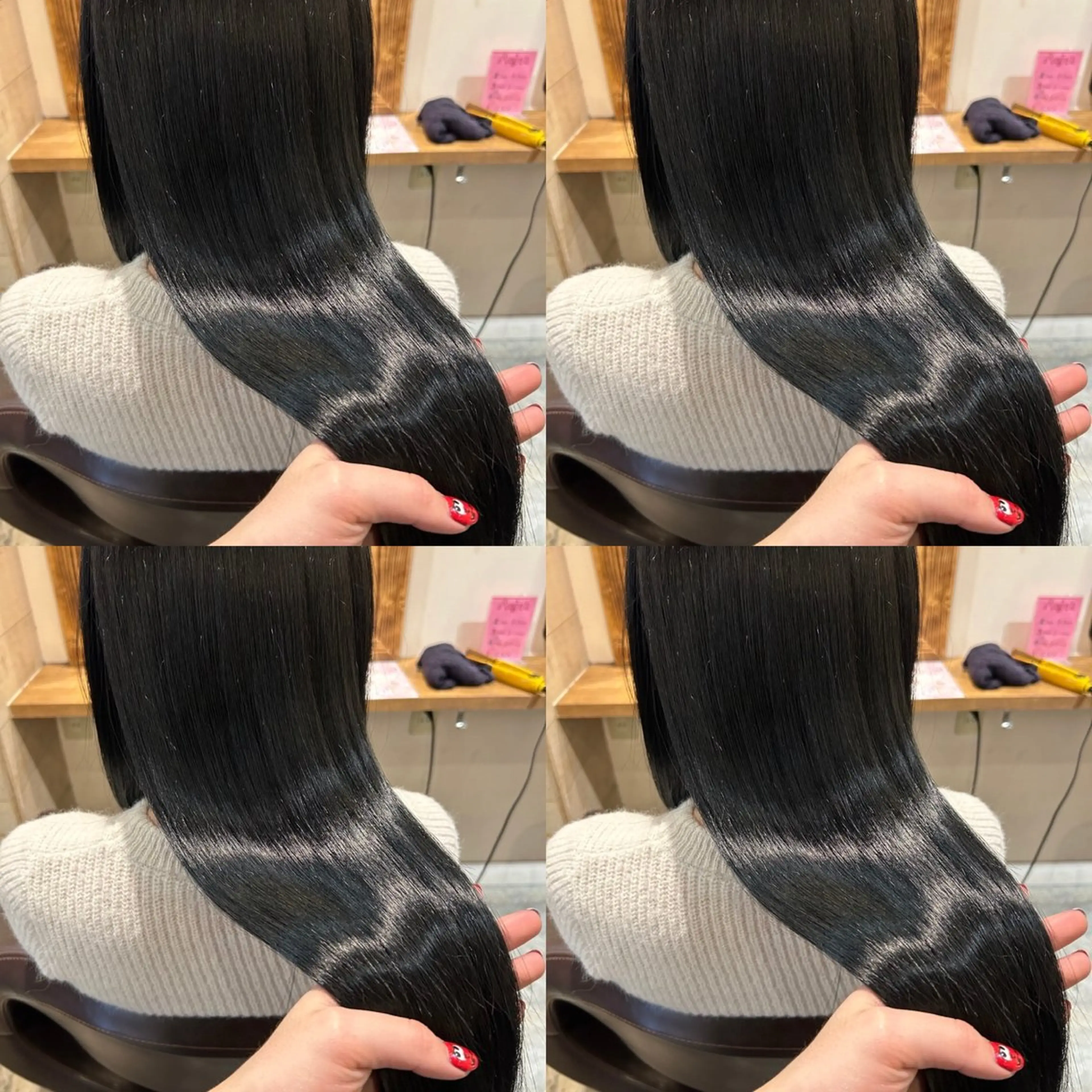 🎀6月限定クーポン🎀【ワンカラー】＋【髪質改善ULTOWAトリートメント】＋超音波アイロンの写真