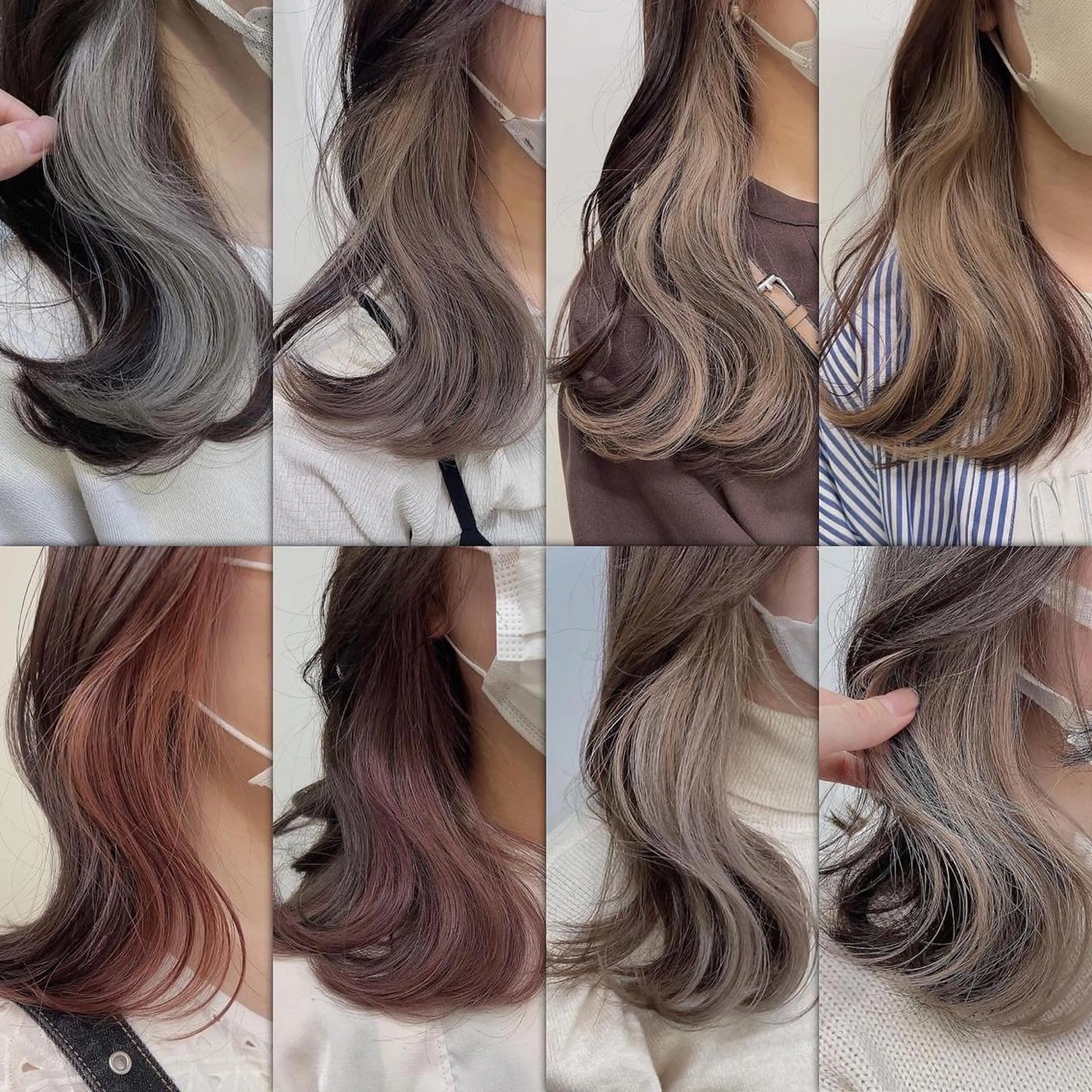 ロング カラー ヘアカラー トリートメント ヘッドスパ ヘアセット 🥞ベージュ系カラー 【すずきりほ】🥞のヘアスタイル