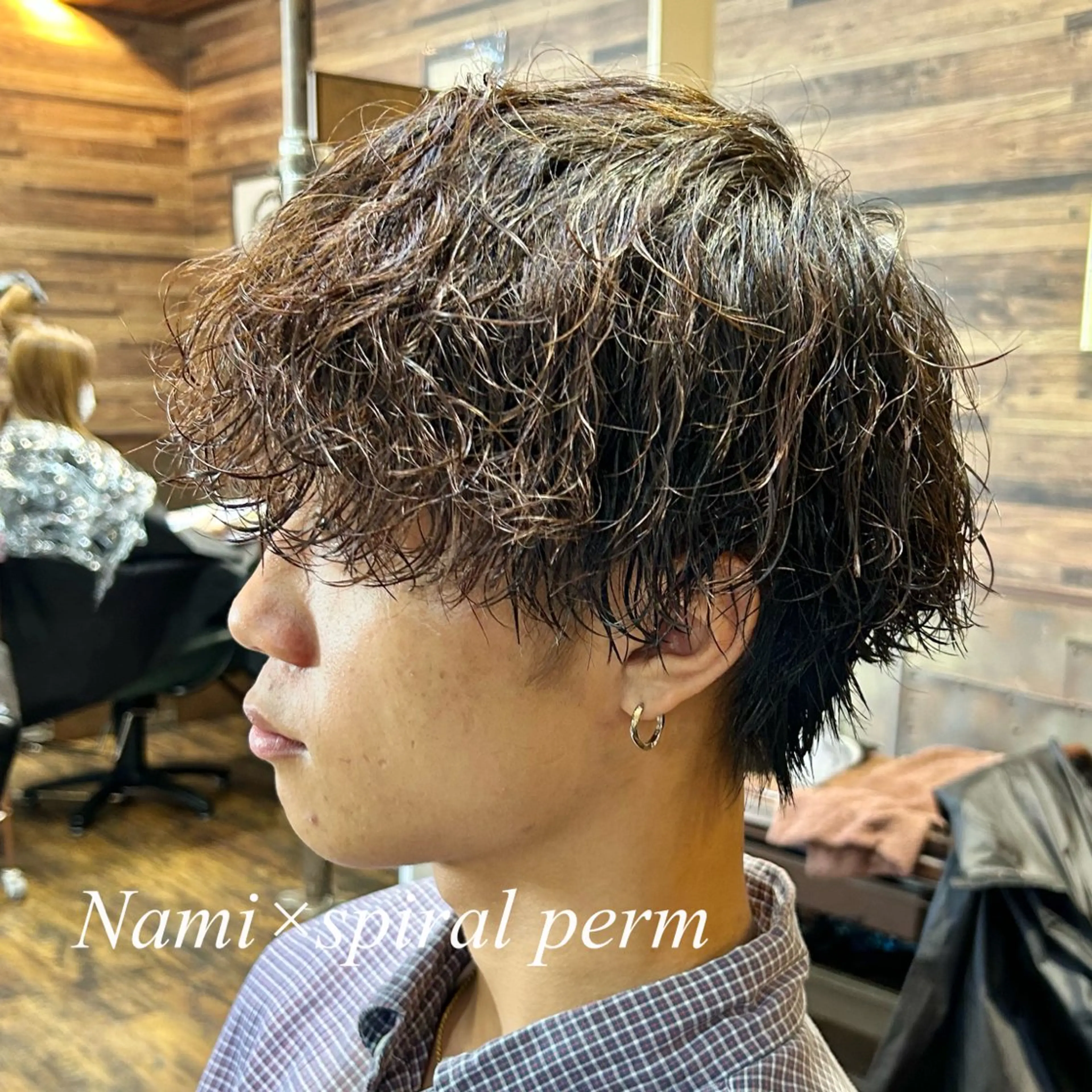 ショート パーマ メンズ ツイスパ/メンズ特化 🦋𝑺𝑶𝑵𝑬のヘアスタイル