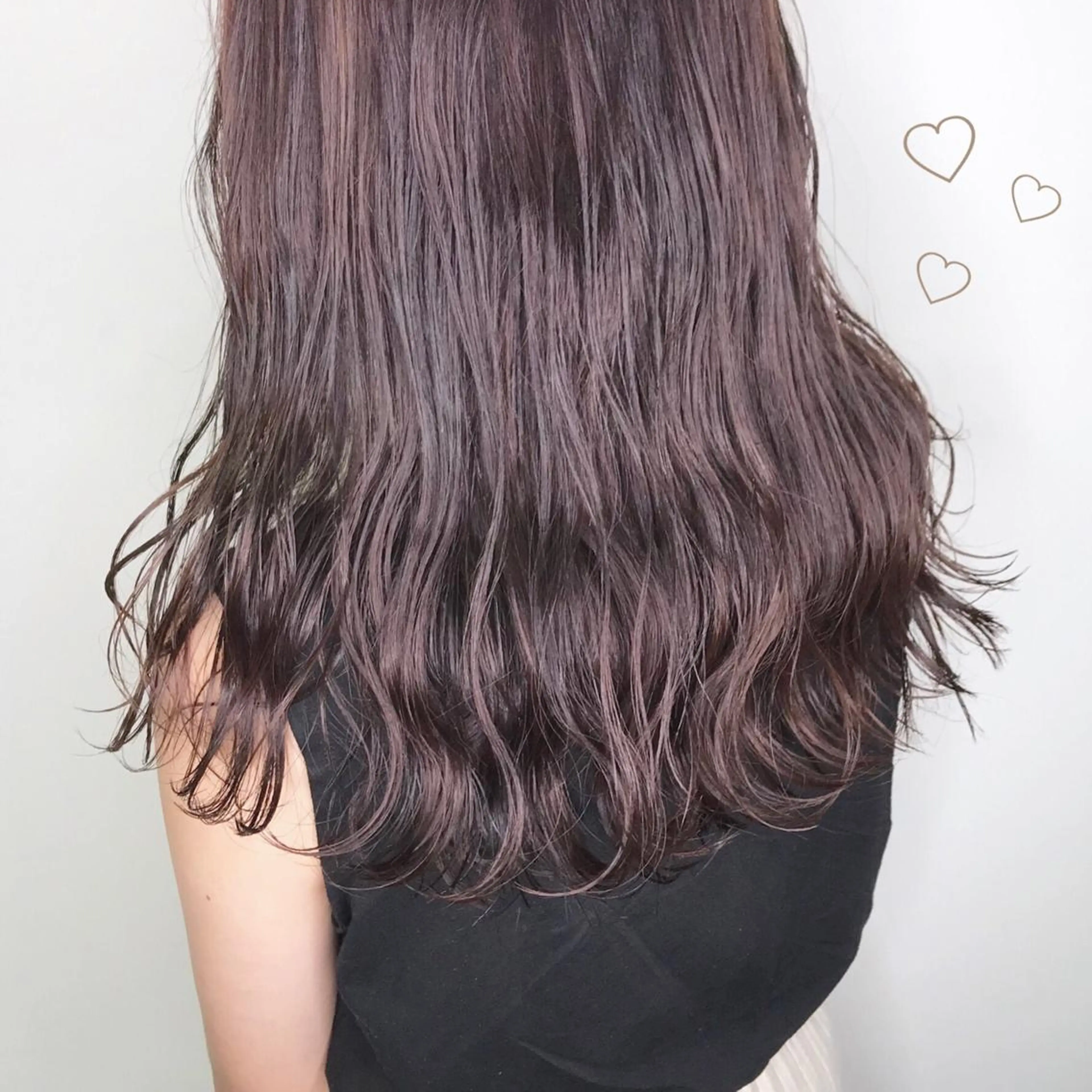 ロング カラー ヘアカラー 似合わせ提案サラ艶♡ 彩華のヘアスタイル