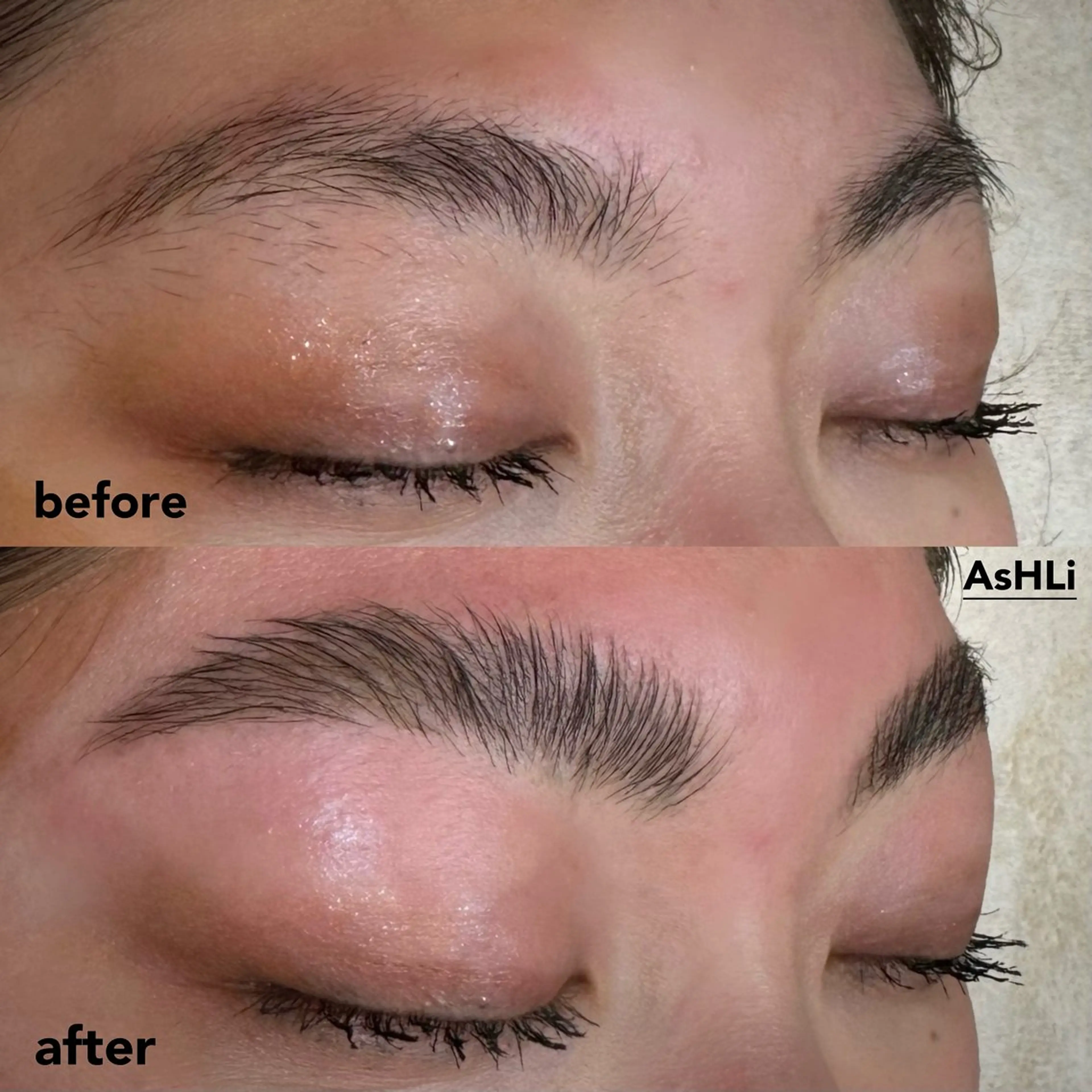 アイブロウ ハリウッドブロウリフト AsHLi 南青山のエステ・リラクイメージ