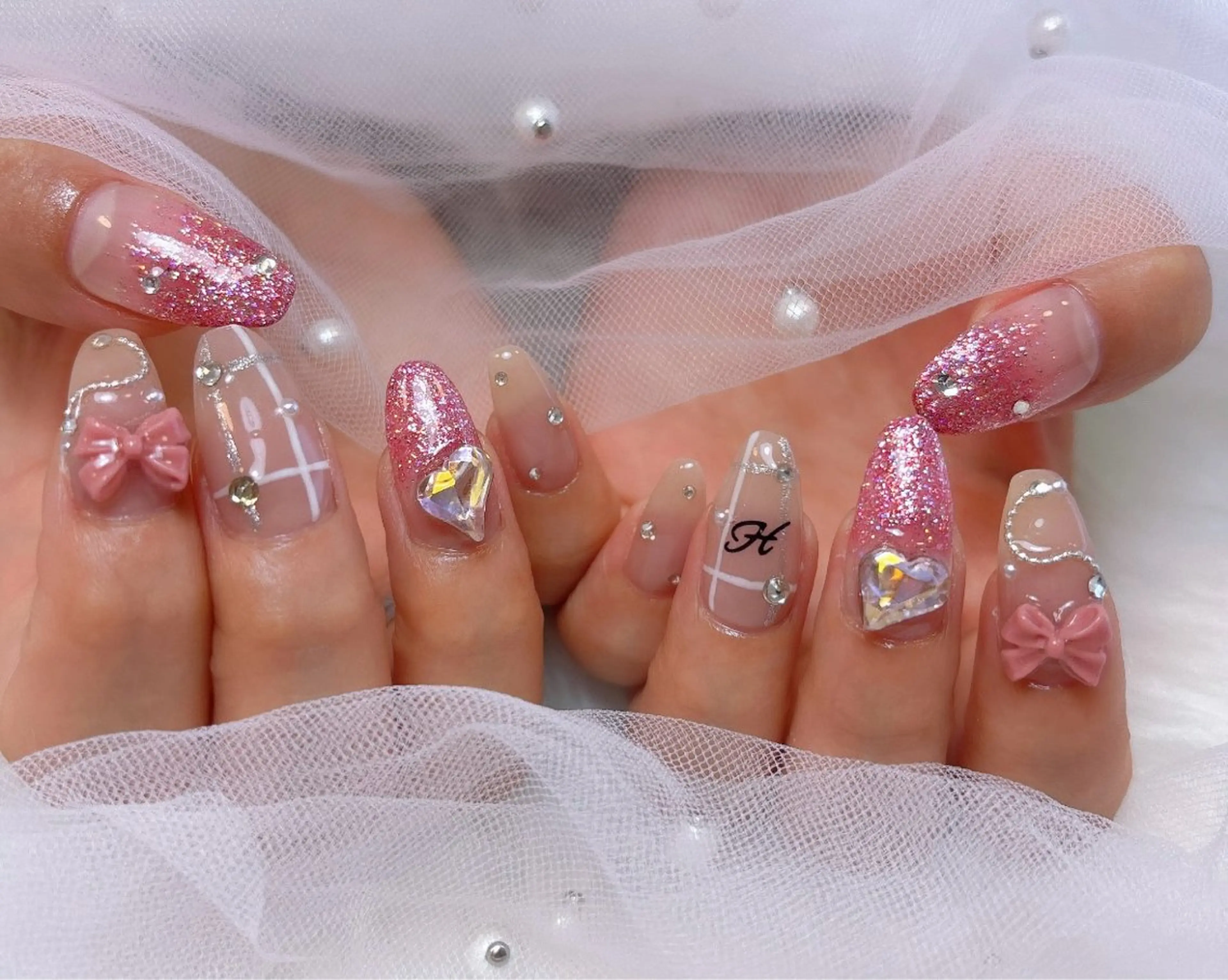 ロング ハンドネイル Nail Salon Rinosh所属・Rinosh Haruのネイルデザイン