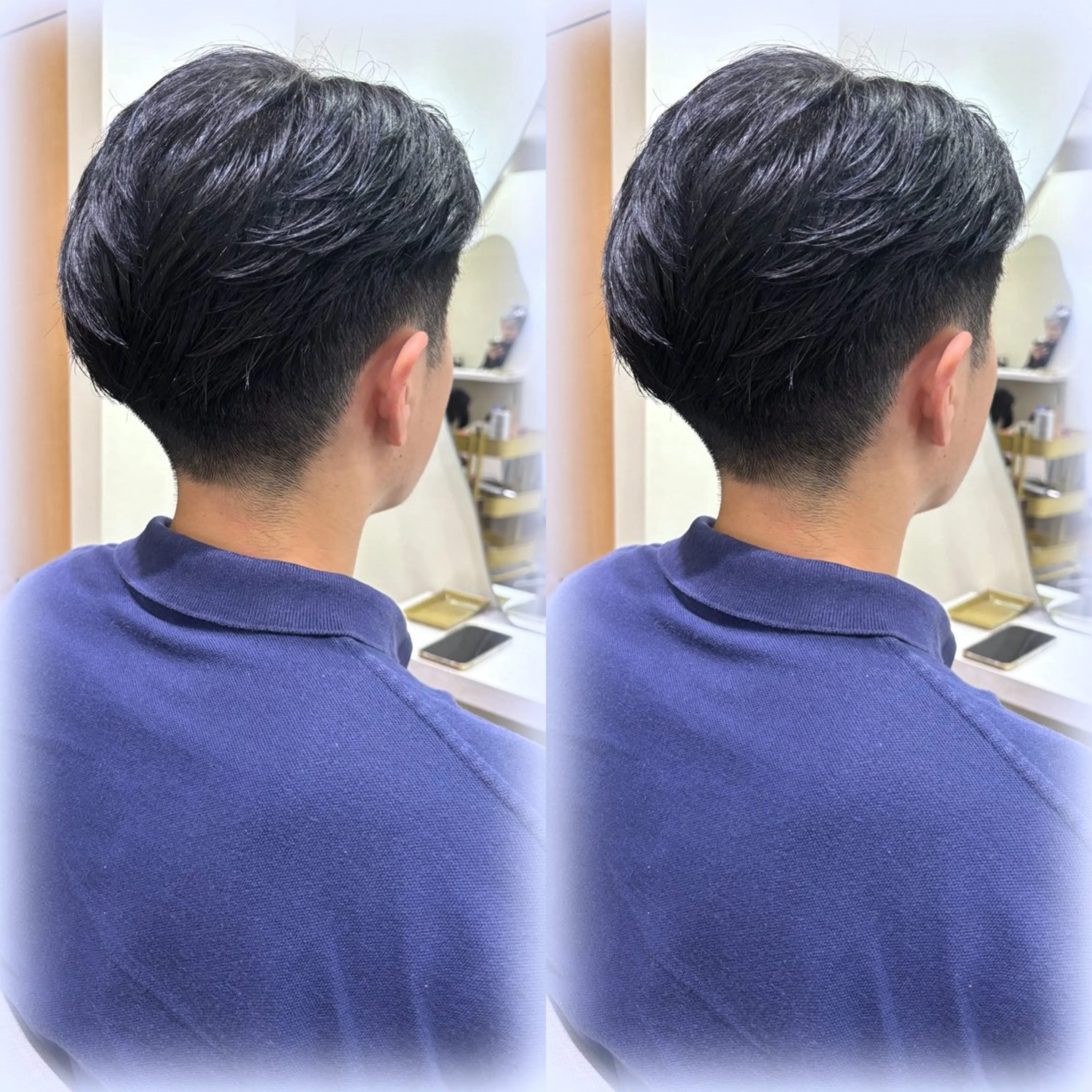 カラー メンズ 猪妻 采蘭のヘアスタイル