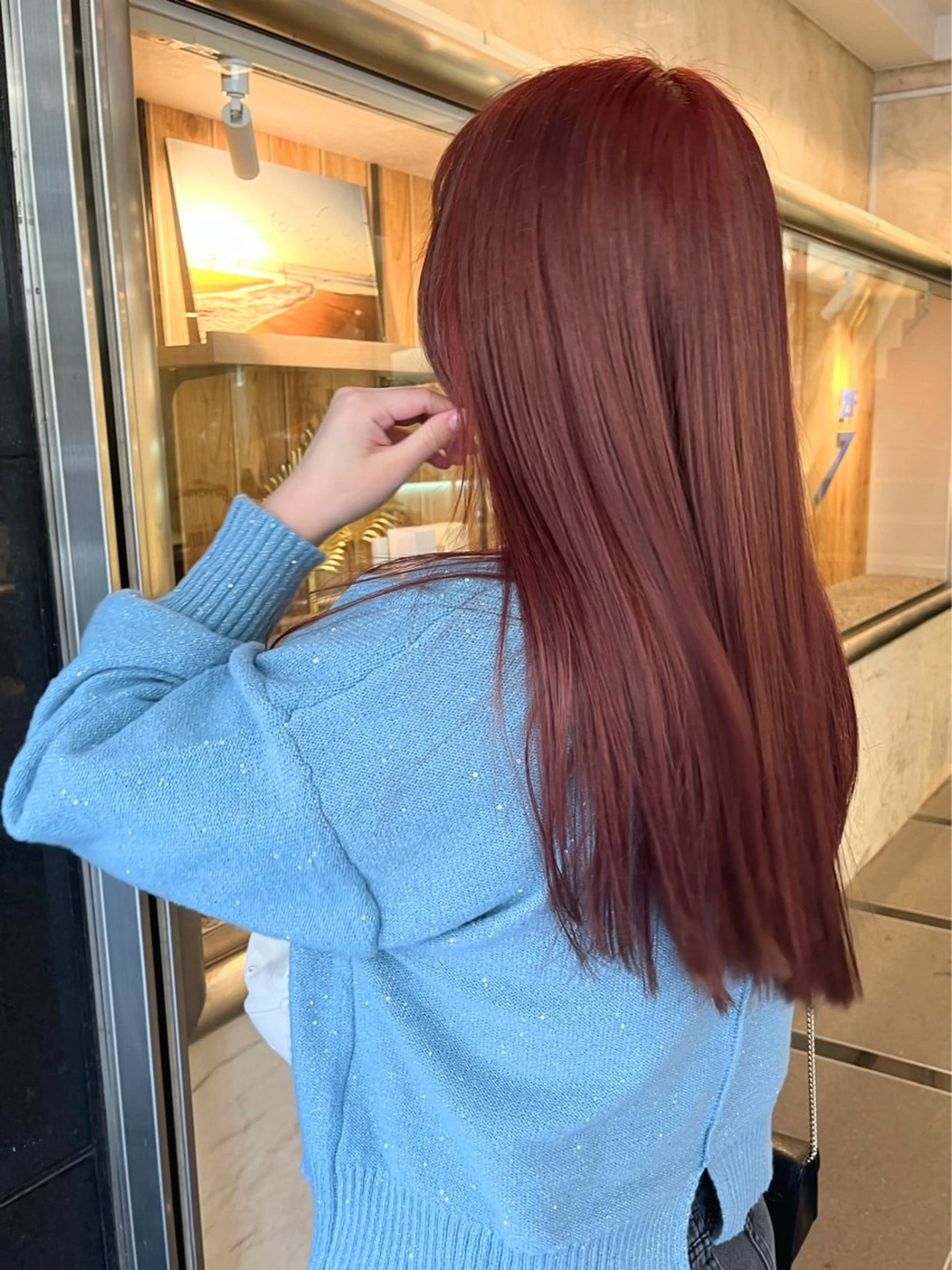 セミロング カラー kivi 【キヴィ】所属・似合わせカット Rinka🌻のヘアスタイル