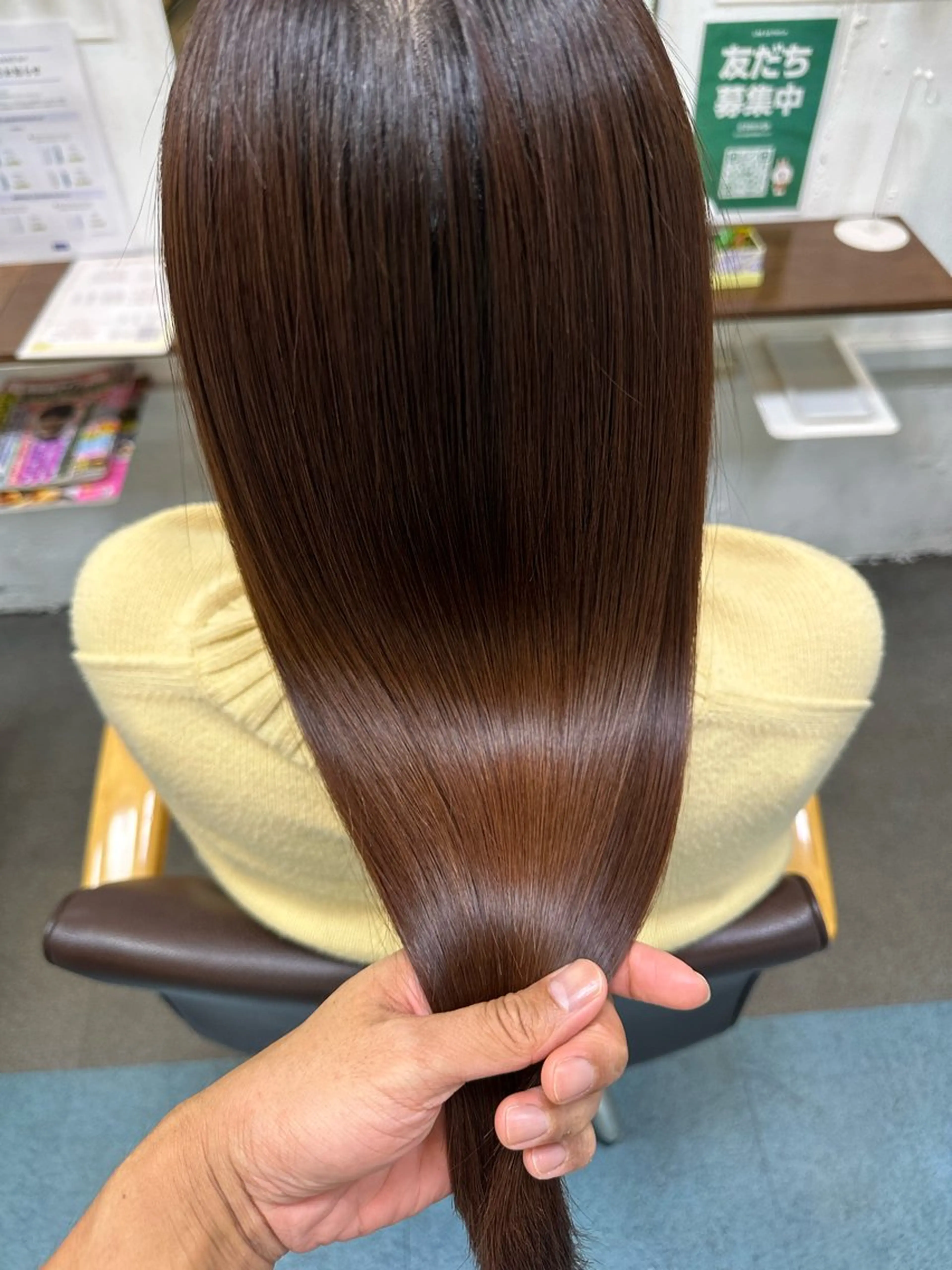 ロング 髪質改善 トリートメント 【髪質改善】に特化 オリーブオイルクラブのヘアスタイル