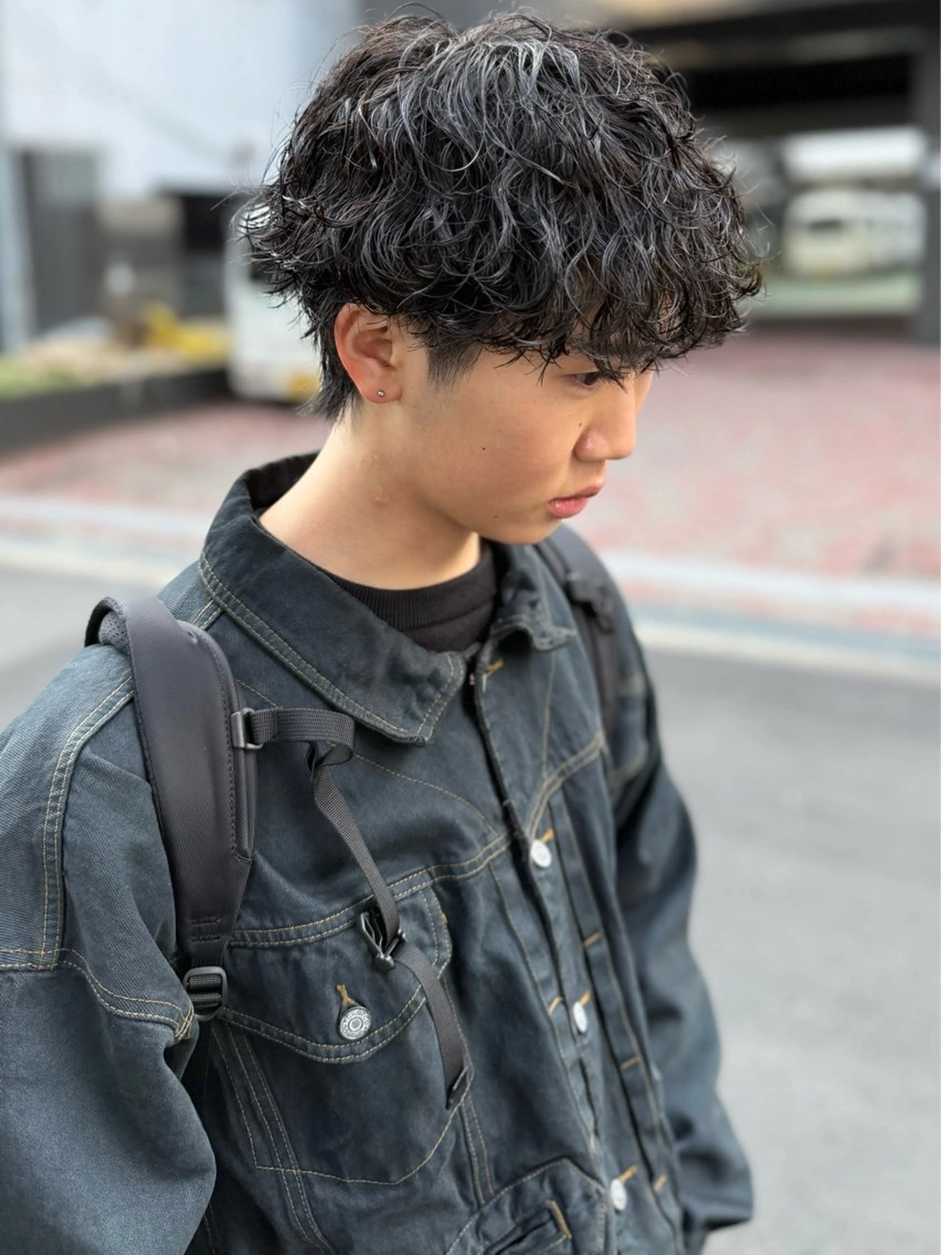 【4月限定】メンズカット＋全パーマ（ニュアンス・波巻き・ツイストスパイラル）の写真