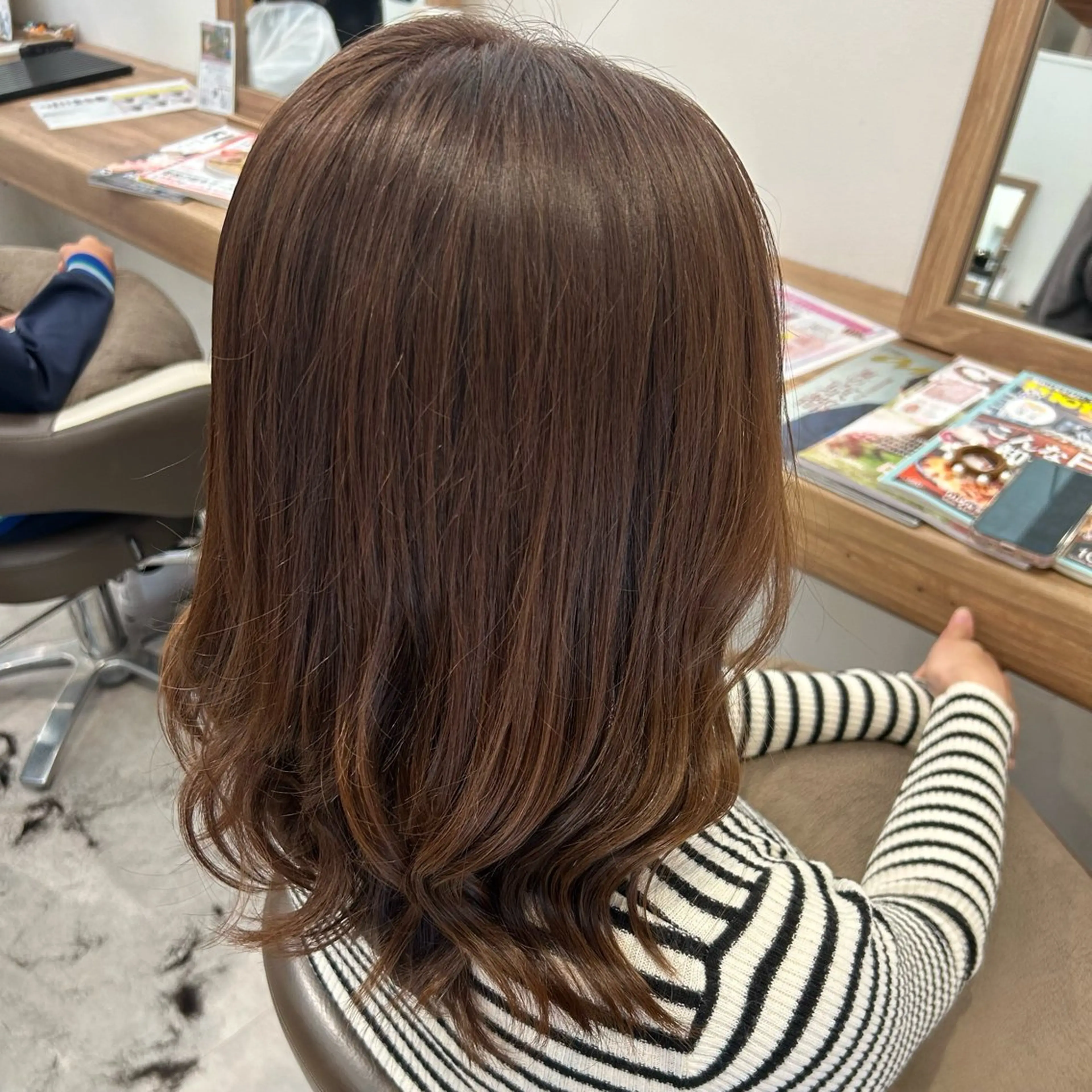 カラー ヘアカラー 渡邊 玲来のヘアスタイル