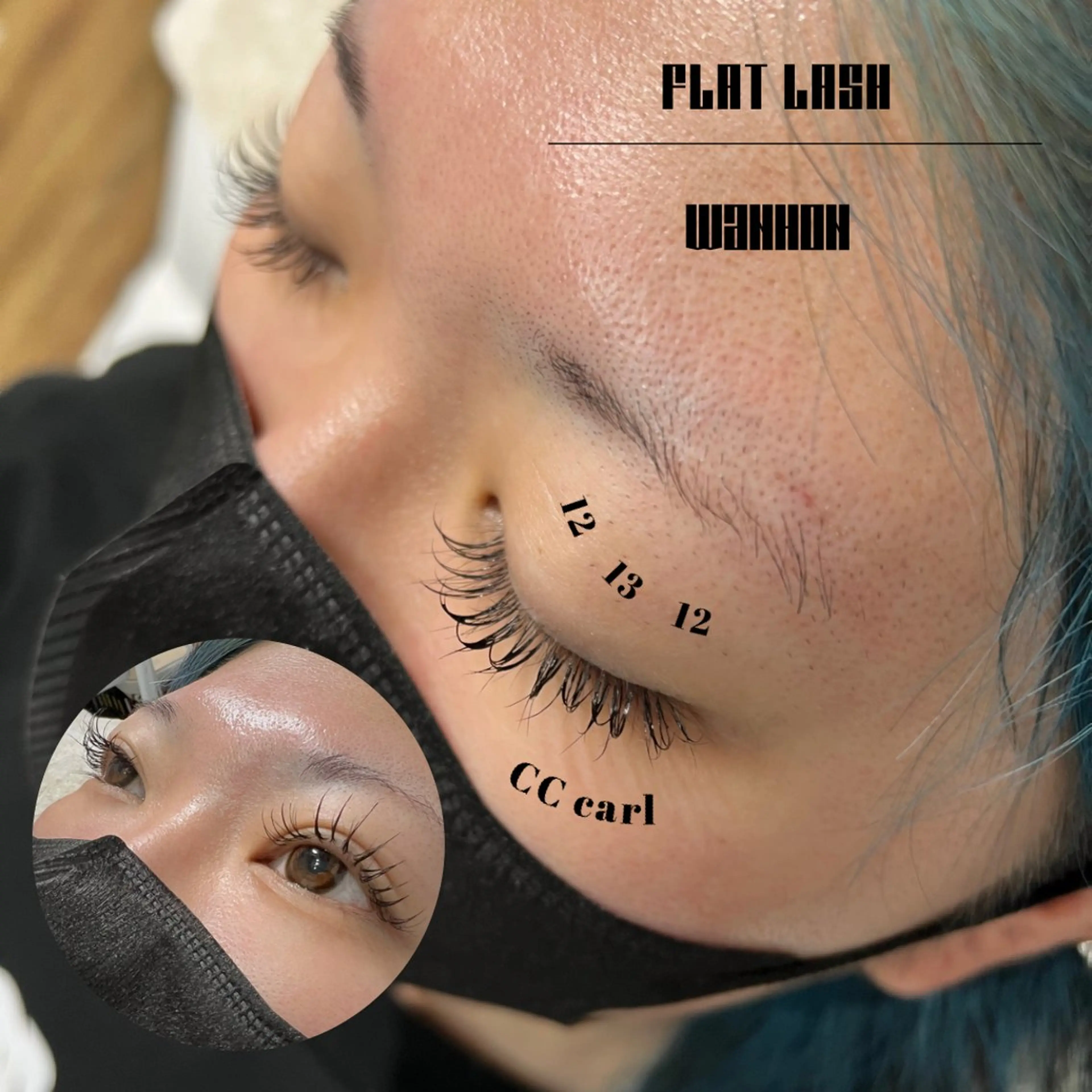 マツエク・マツパ 束感まつ毛 ワンホンマツエク マツエク eyelash presh yukaのマツエク・マツパデザイン