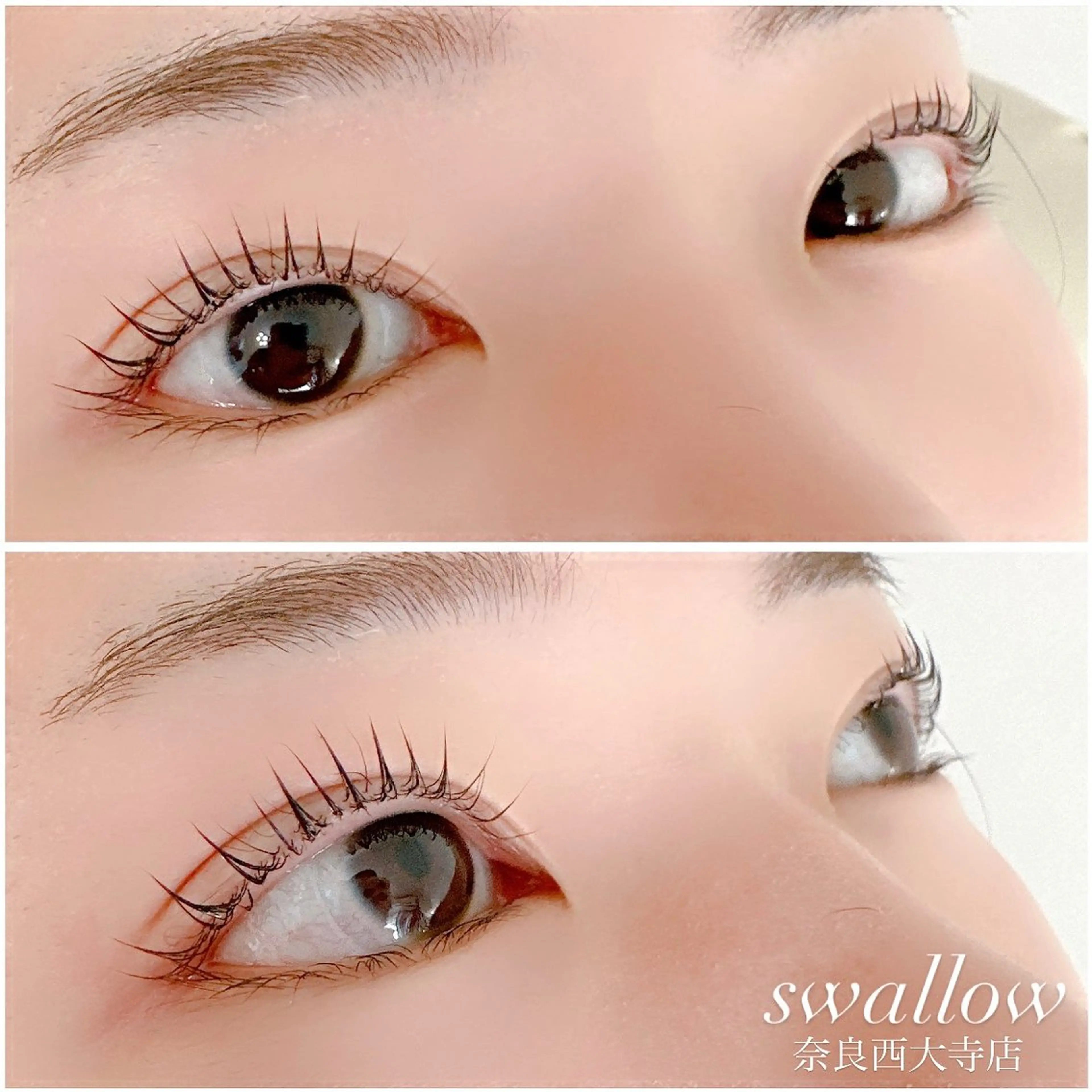 マツエク・マツパ swallow 奈良西大寺店のマツエク・マツパデザイン