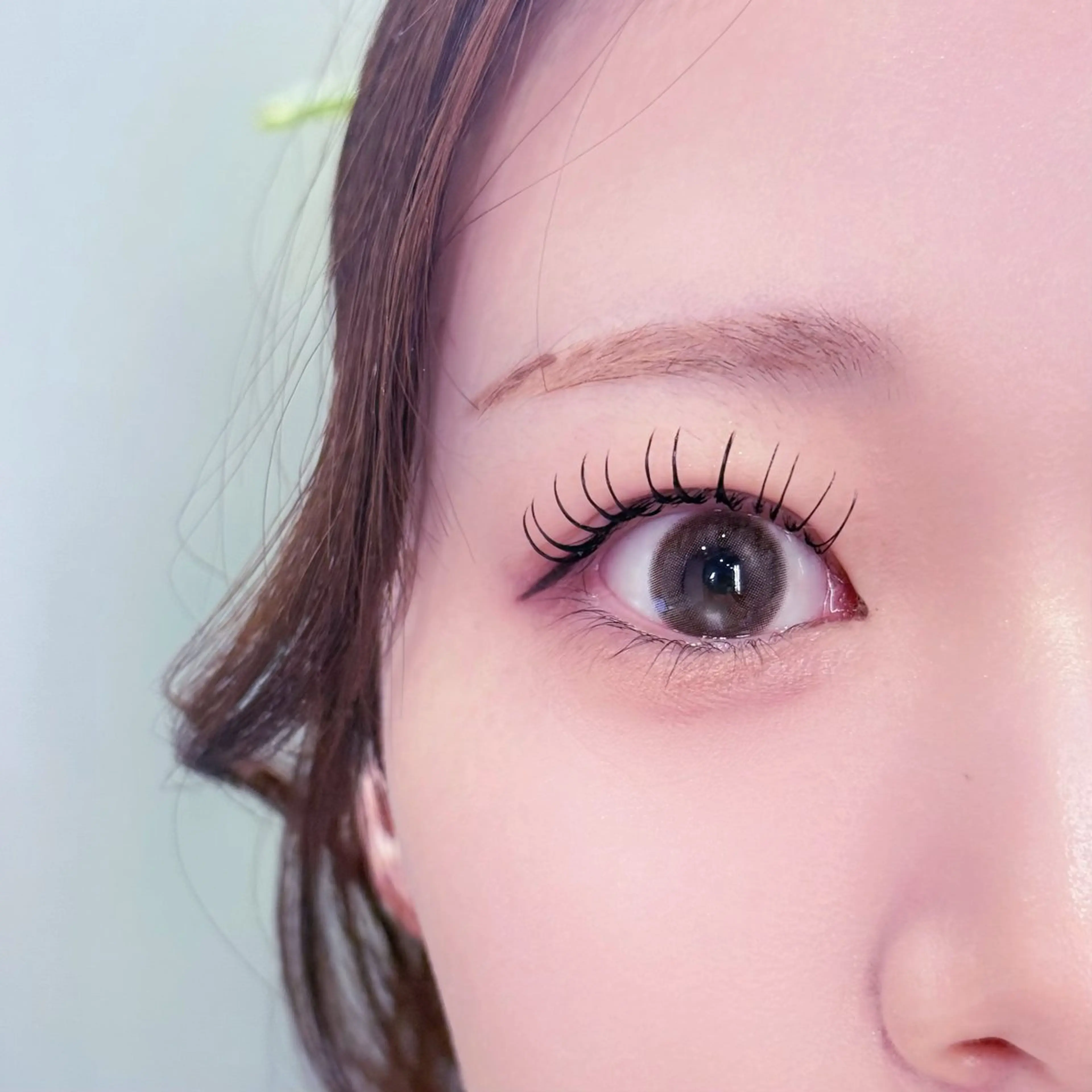 マツエク・マツパ 束感まつ毛 Dカール フラットラッシュ ナチュラル まつげパーマ マツエク cherien eyelash&eyebrow（salon village）所属・梅津/cherien 渋谷・明治神宮前のマツエク・マツパデザイン