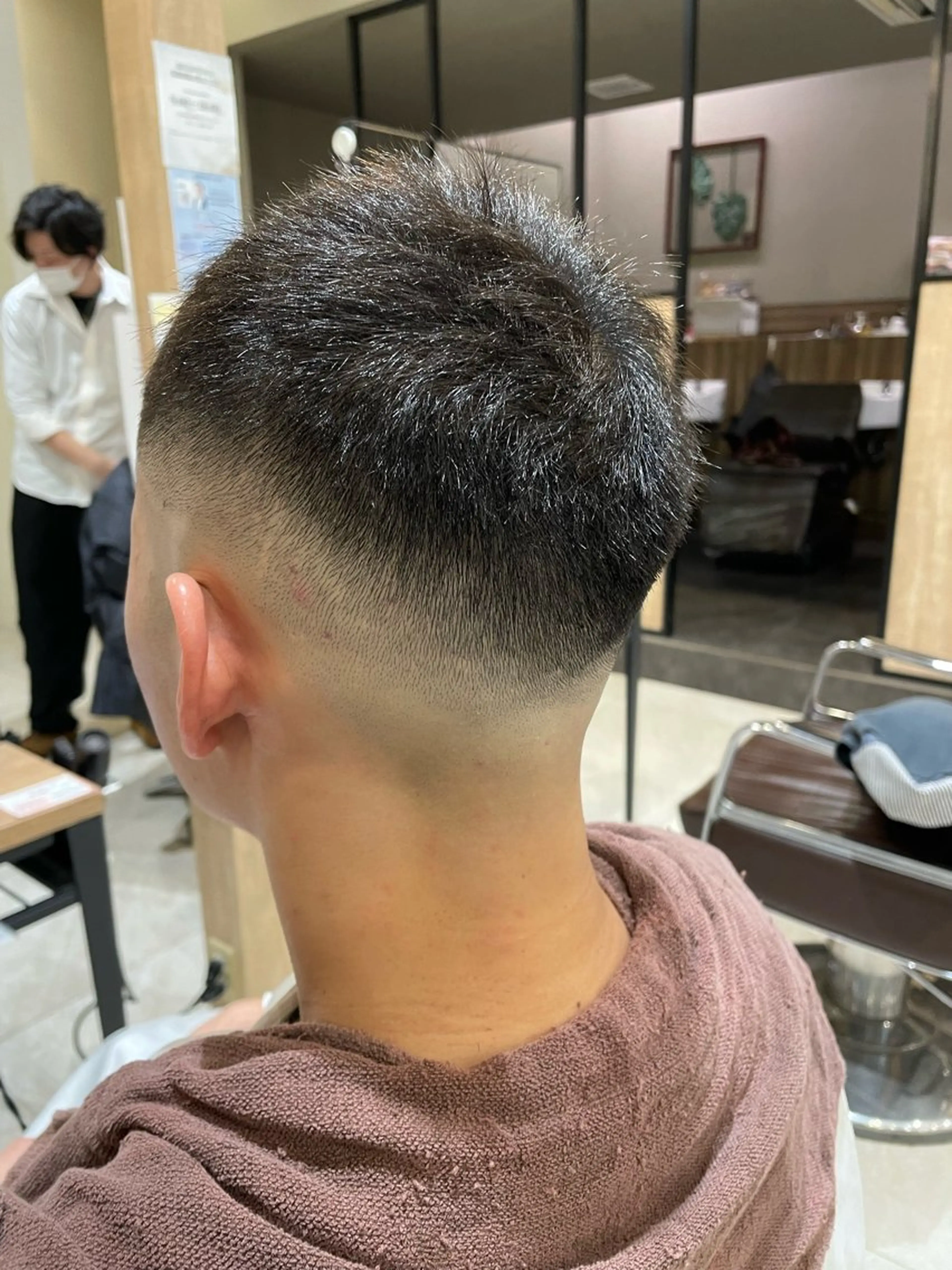 メンズ フェードカット スキンフェード カット 野水 隆雅のヘアスタイル