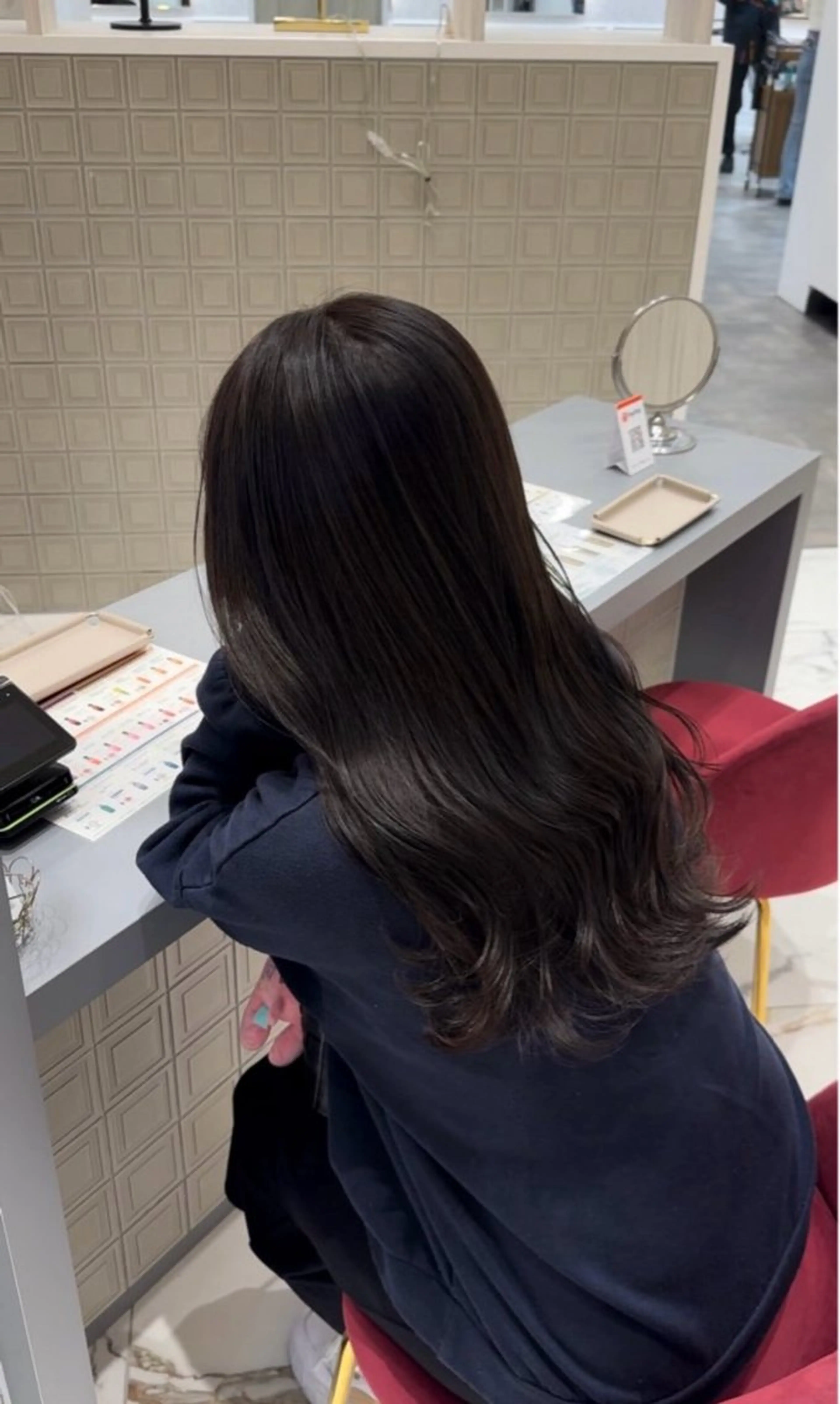 【ロングスタイル】レディースカット💇🏻♀️Aujuaシャンプートリートメント付🧴💖の写真