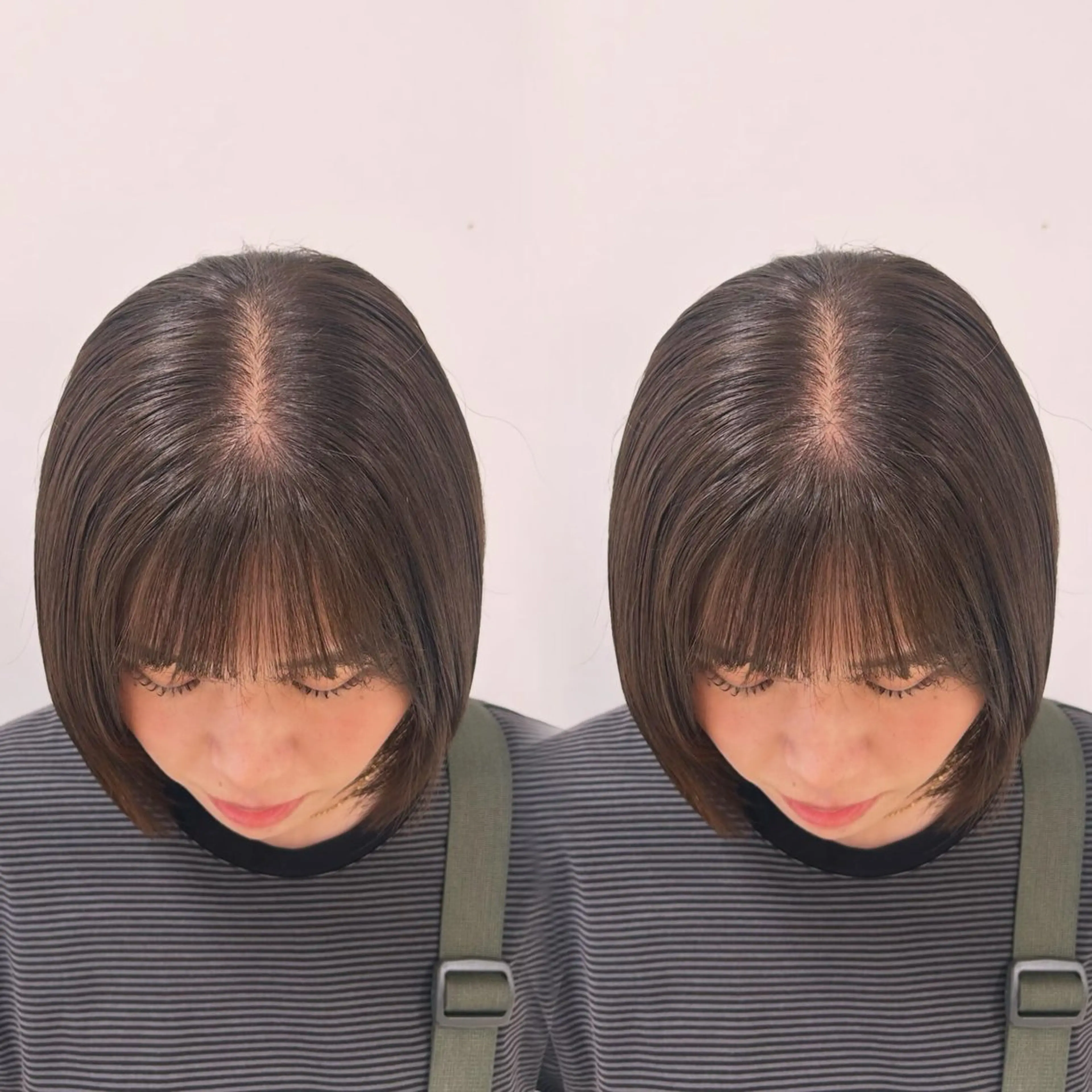 ショート カラー ブラウンカラー ヘアカラー トリートメント ヘッドスパ ヘアセット ベージュ/つや髪/ レイヤー／ゆいなのヘアスタイル