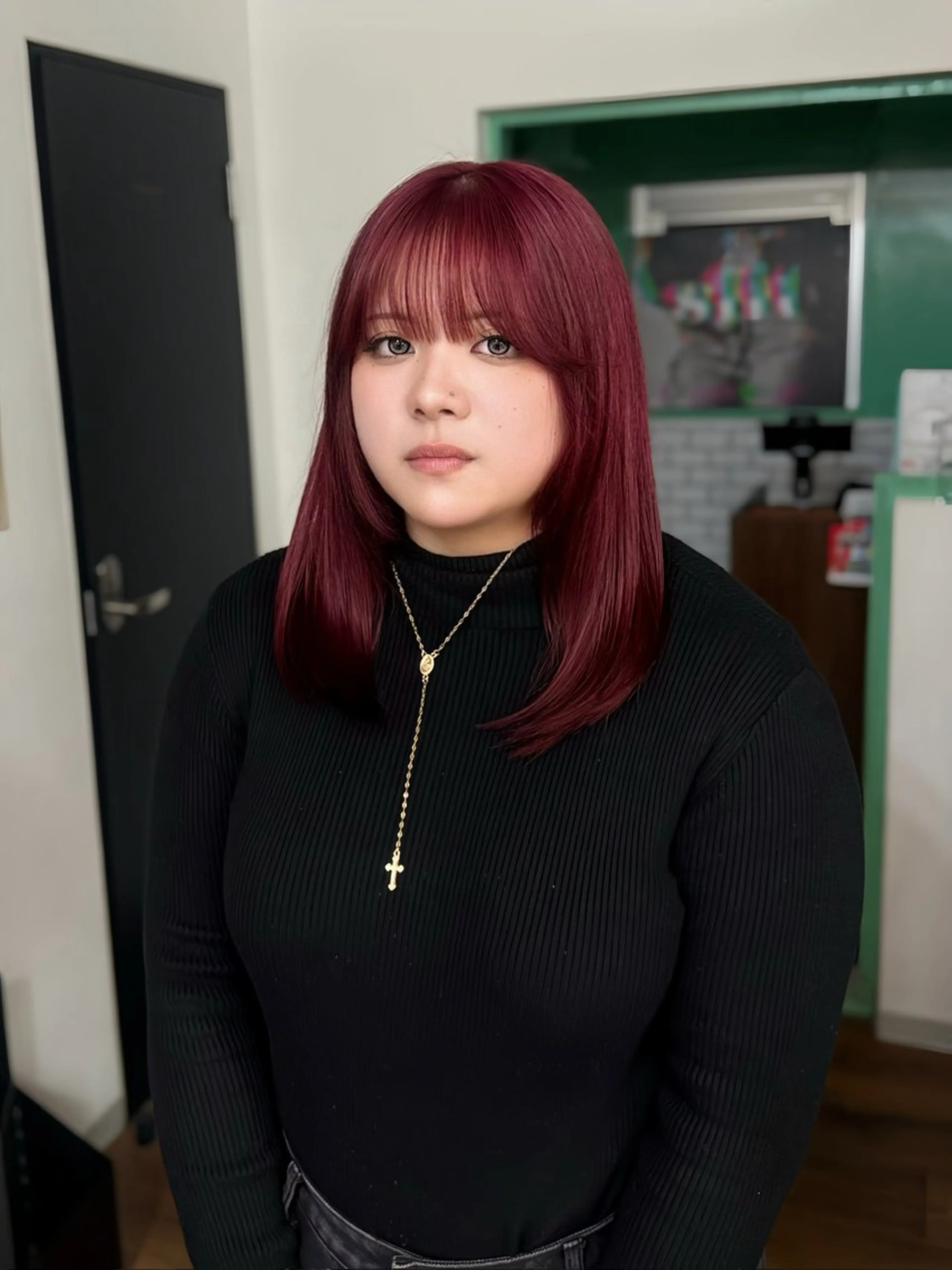 カラー ヘアカラー lin. color.+゚のヘアスタイル