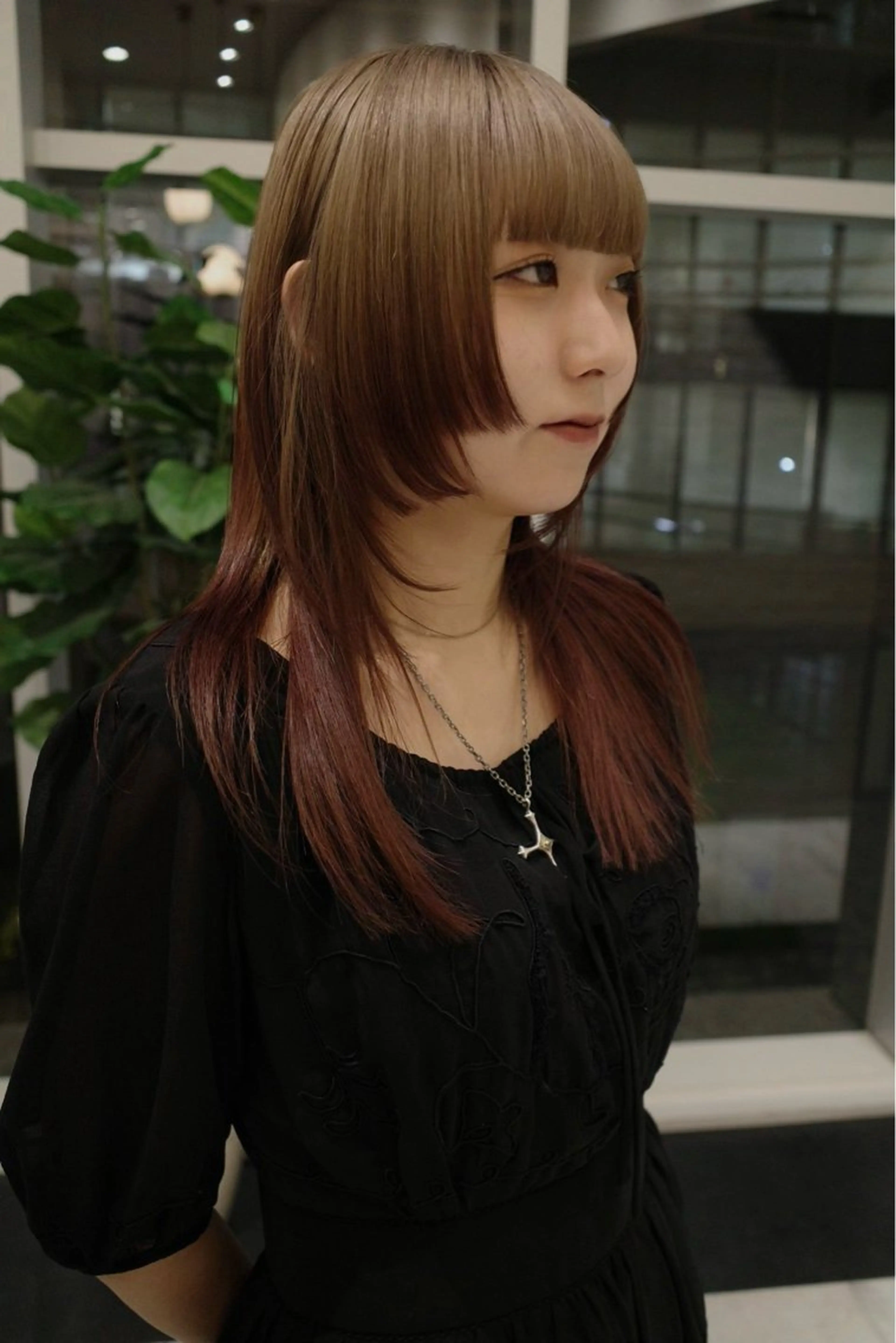 ミディアム カラー カット ヘアカラー トリートメント SALOWIN所属・ブリーチ🪡 ボブ🐬レイヤーのヘアスタイル