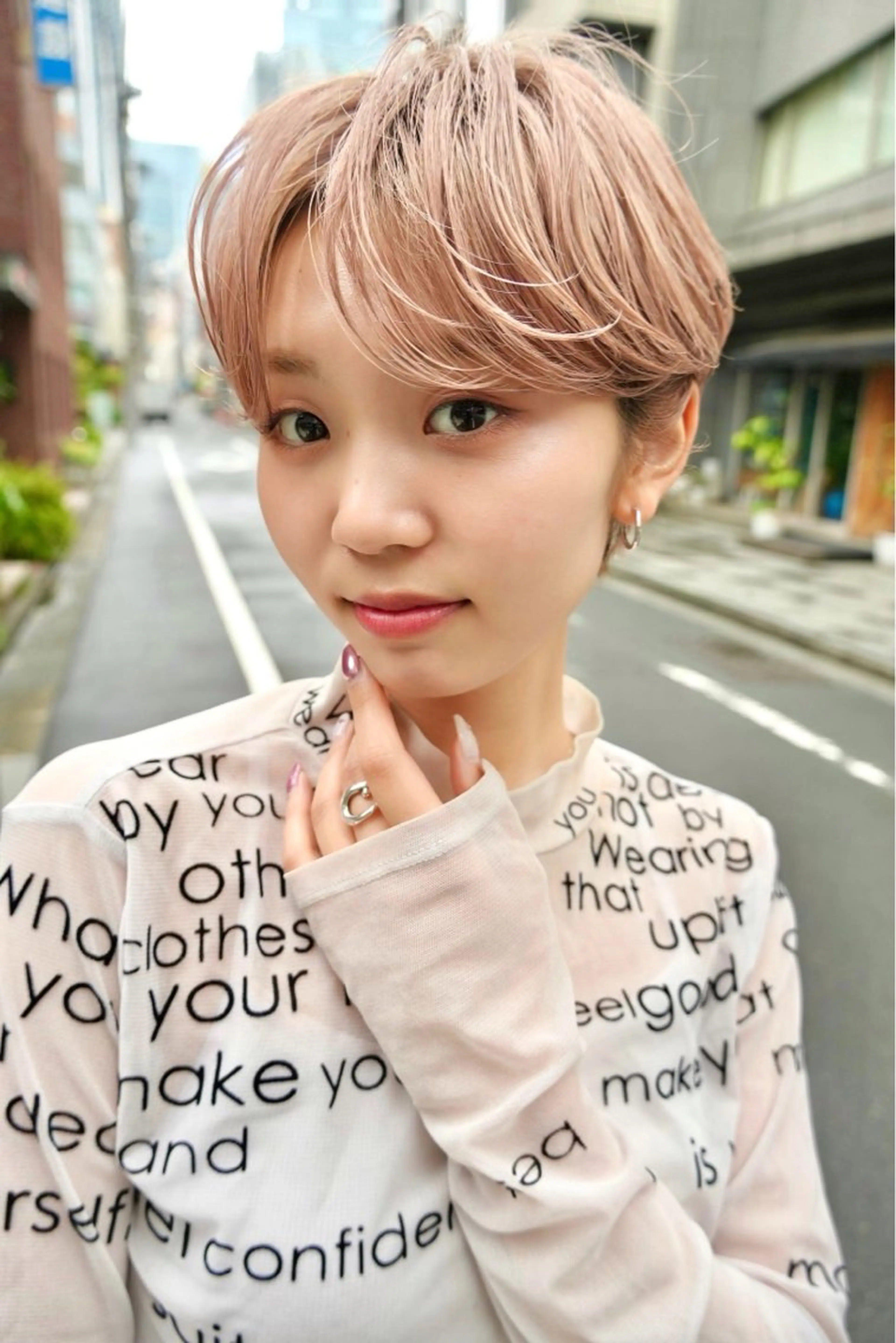 ショート カット 骨格診断で絶対可愛い ✨丸みショート✨凌弥のヘアスタイル