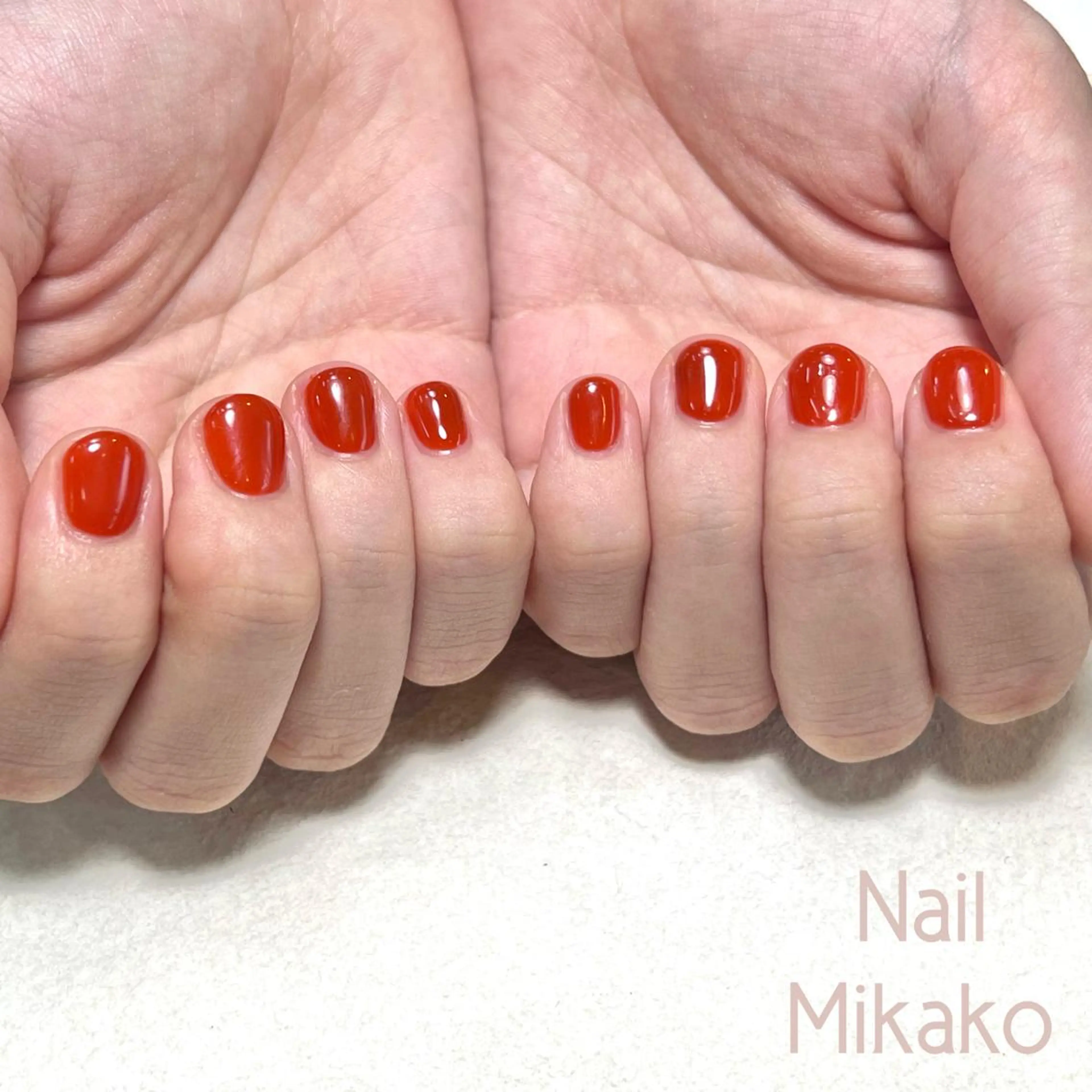 ネイル ワンカラーネイル Nail Mikakoのネイルデザイン