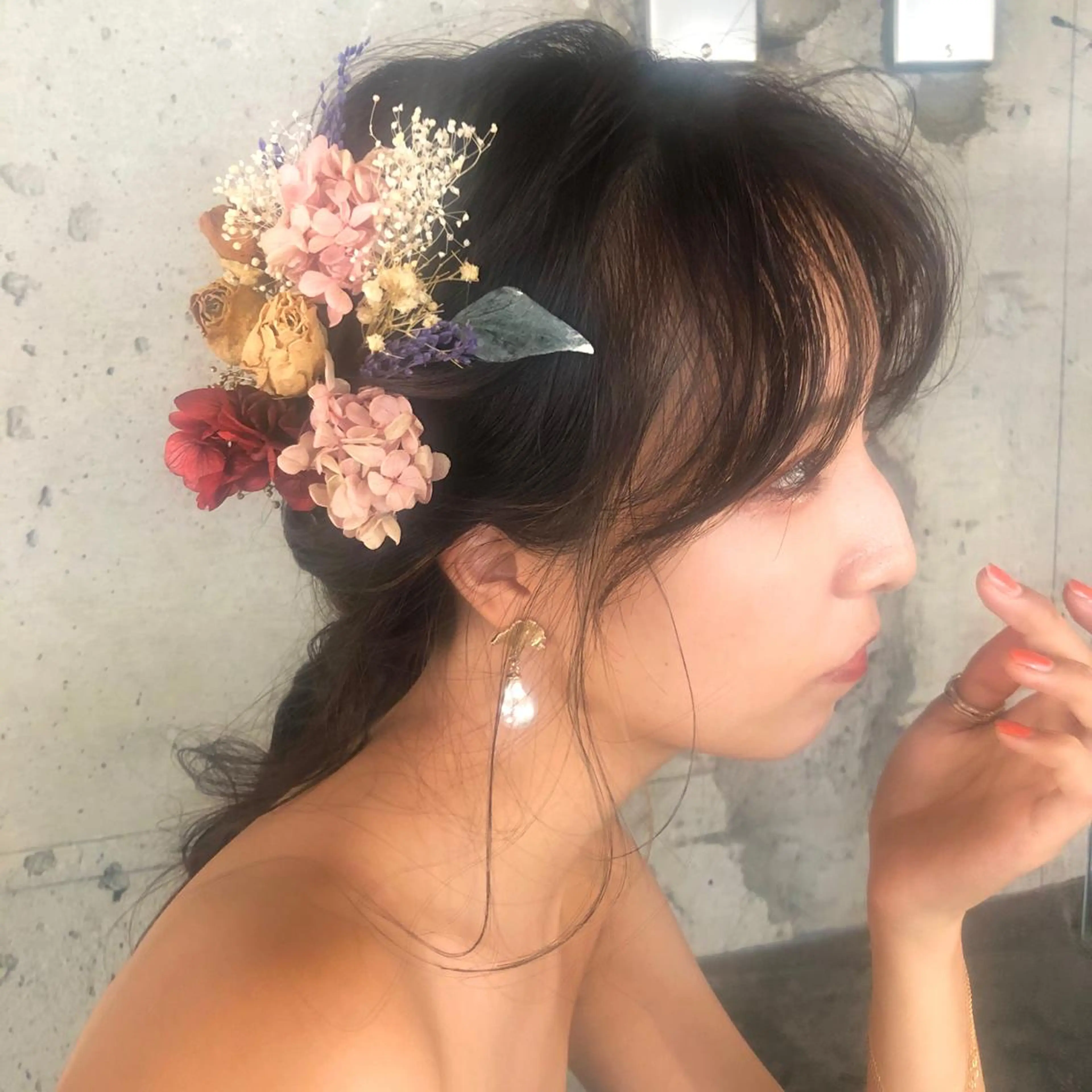 セミロング カラー ヘアアレンジ Ofhair 柴田咲喜のエステ・リラクイメージ