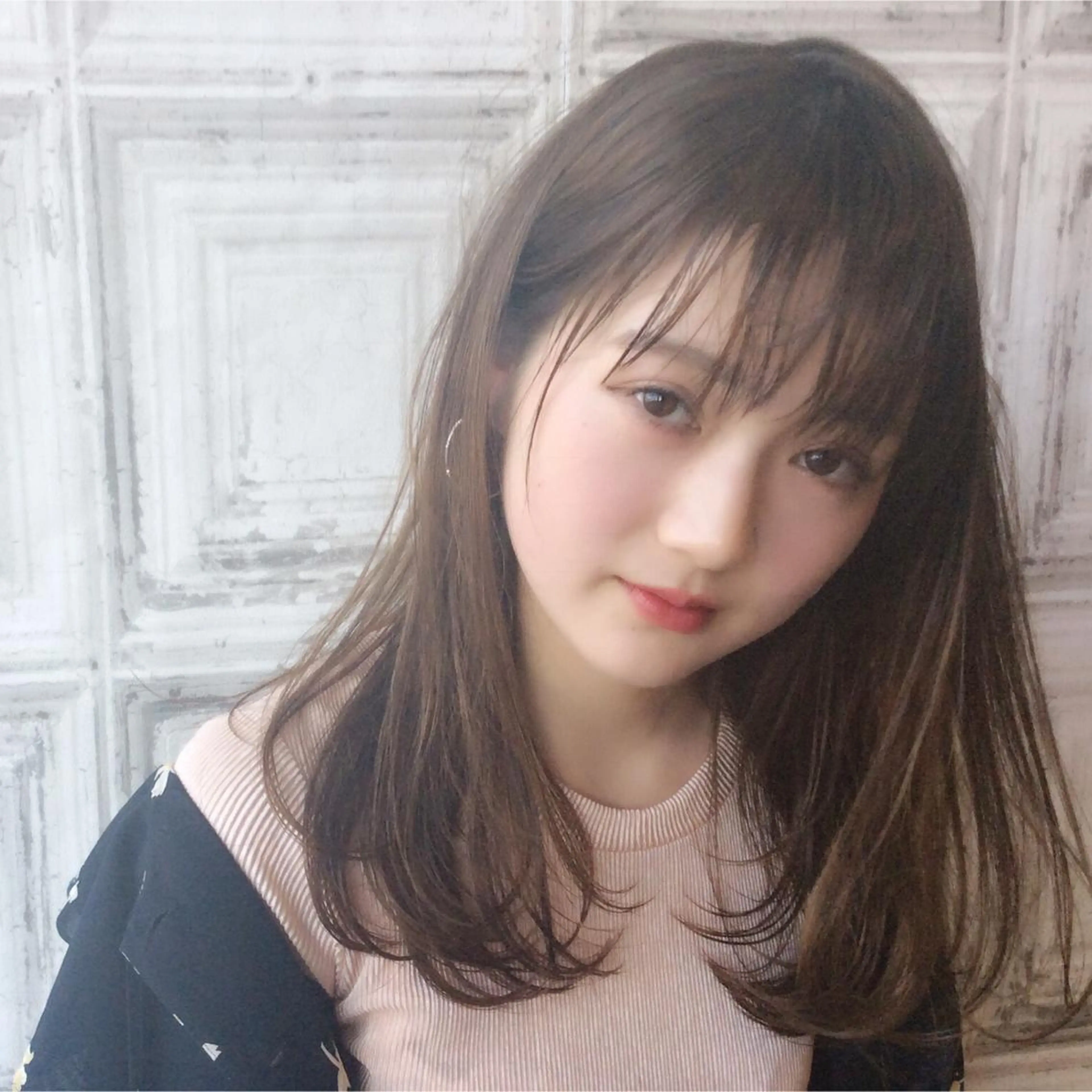 セミロング カラー 日比 貴大/ minim hairのヘアスタイル