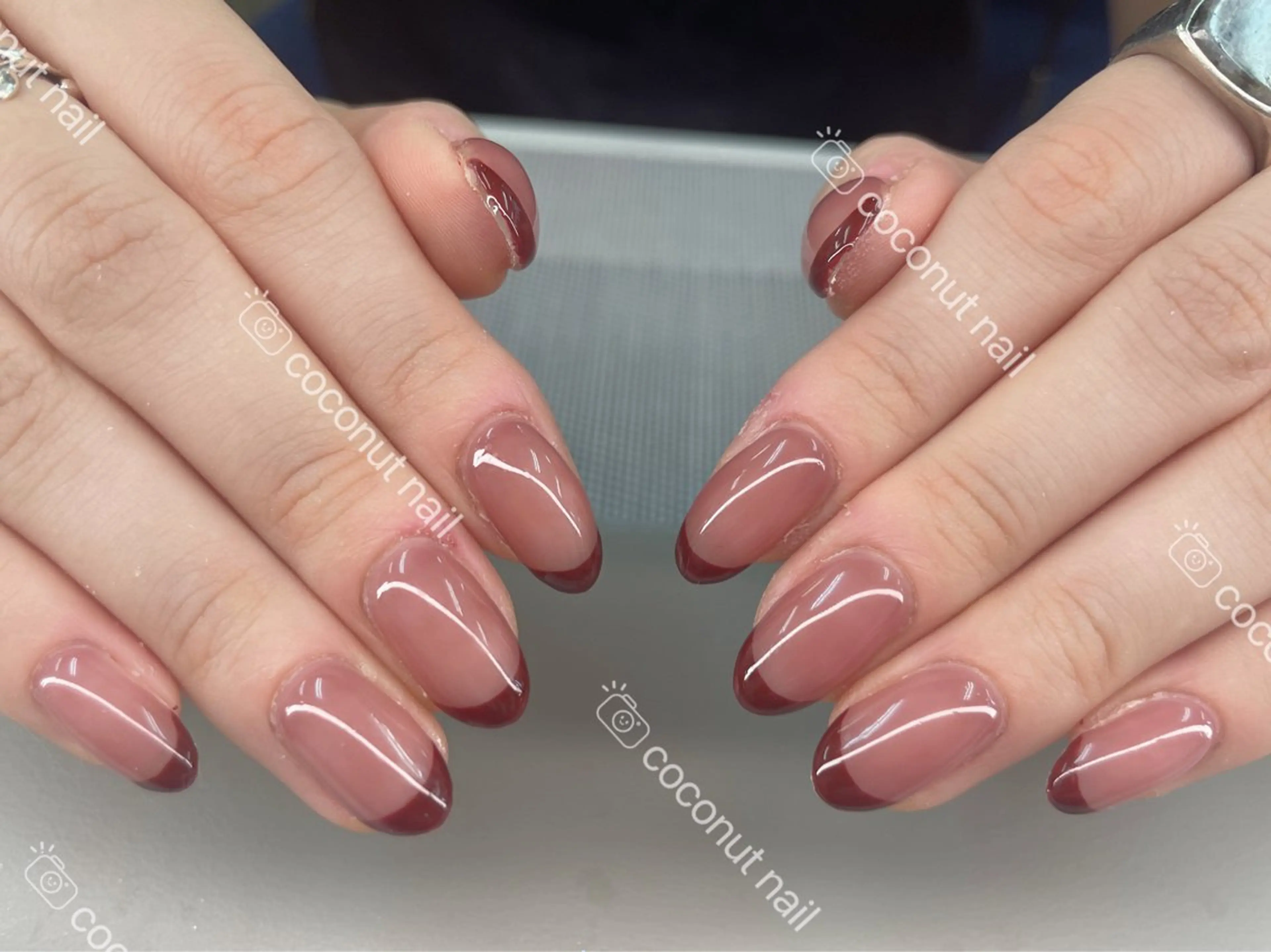 ネイル ハンドネイル 神田 ココナッツのネイルデザイン