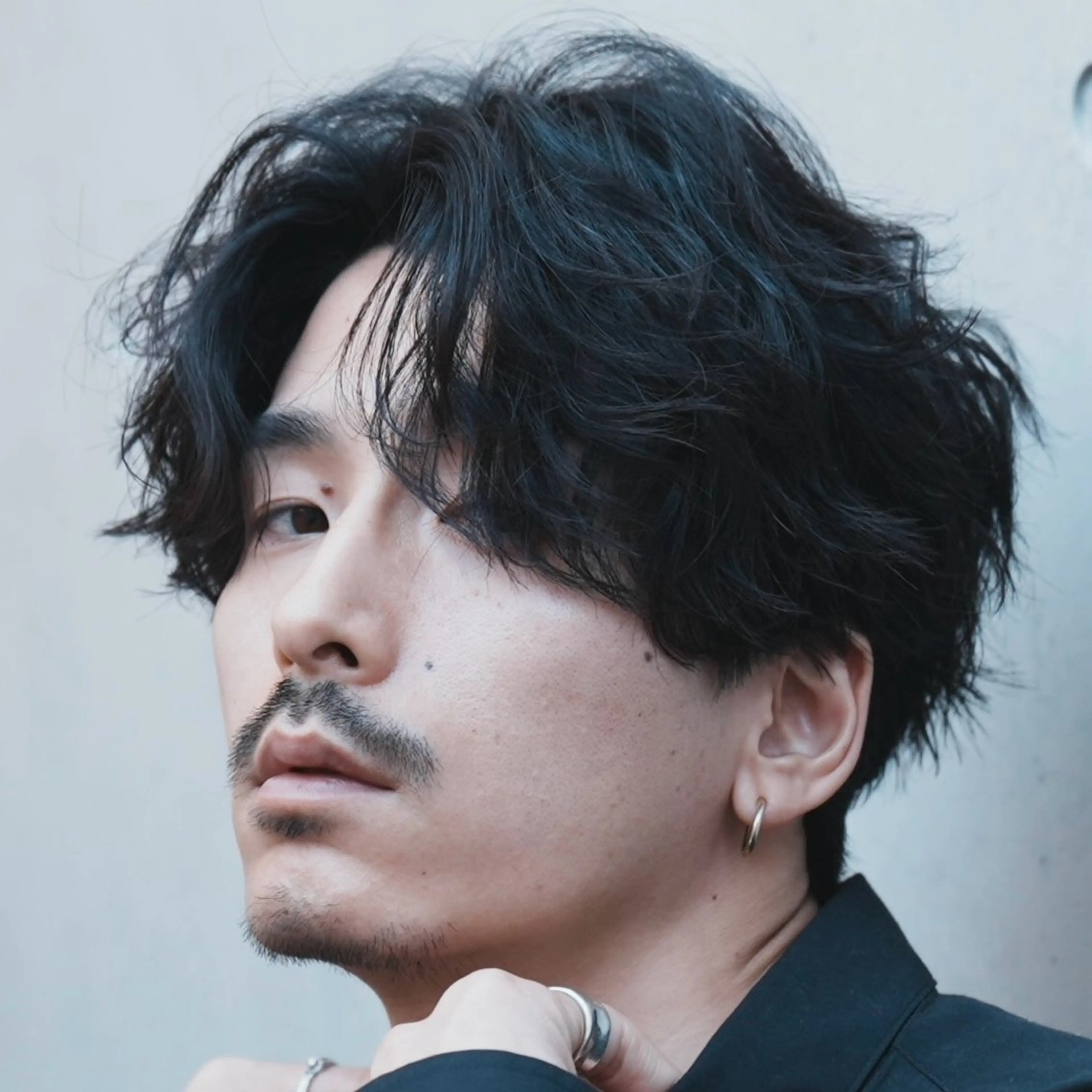 ショート パーマ メンズ カット パーマ 丸山 哲史のヘアスタイル