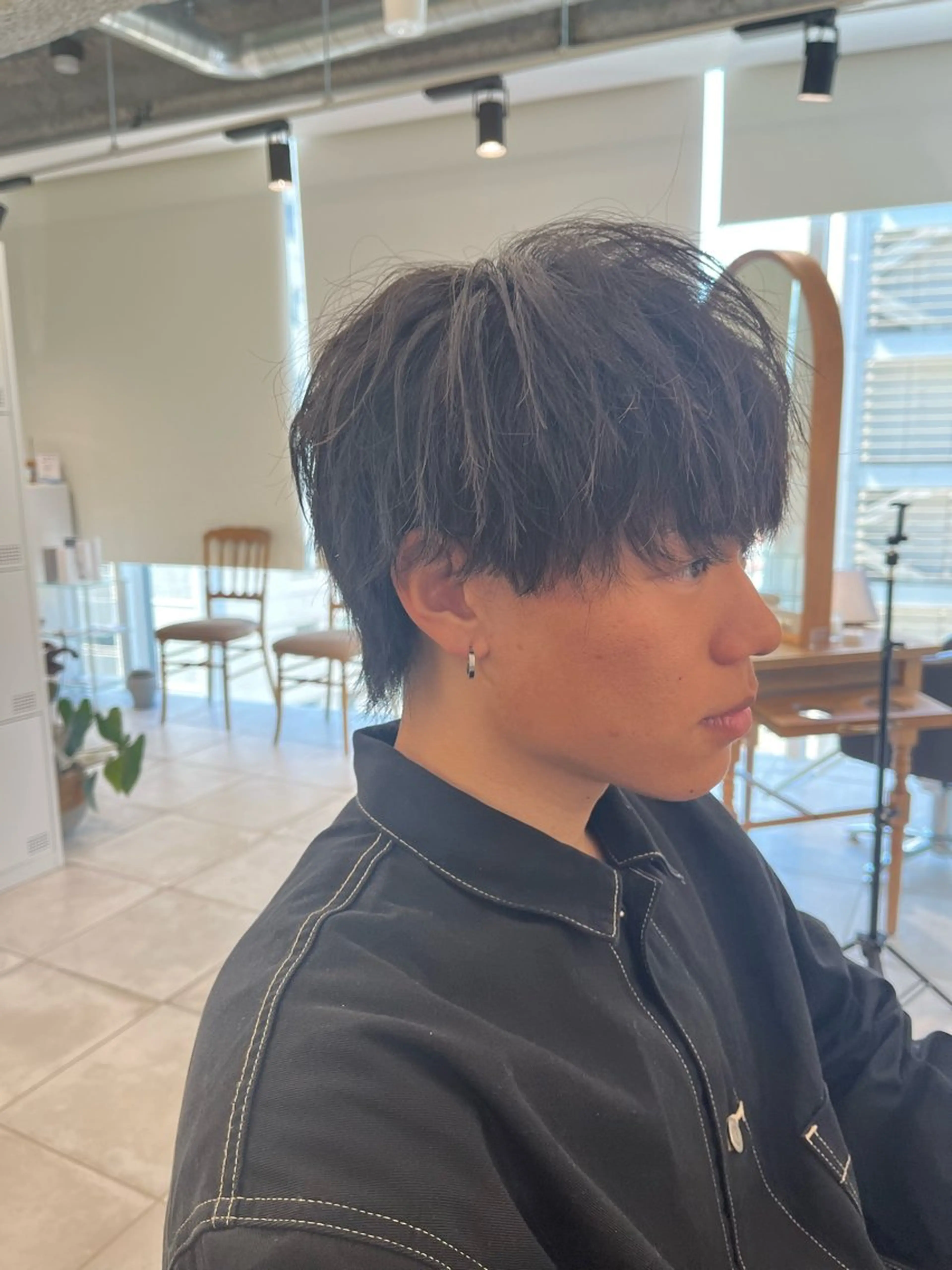 ショート カラー パーマ メンズ 🏆メンズヘア特化 🥇代表りんぺーのヘアスタイル