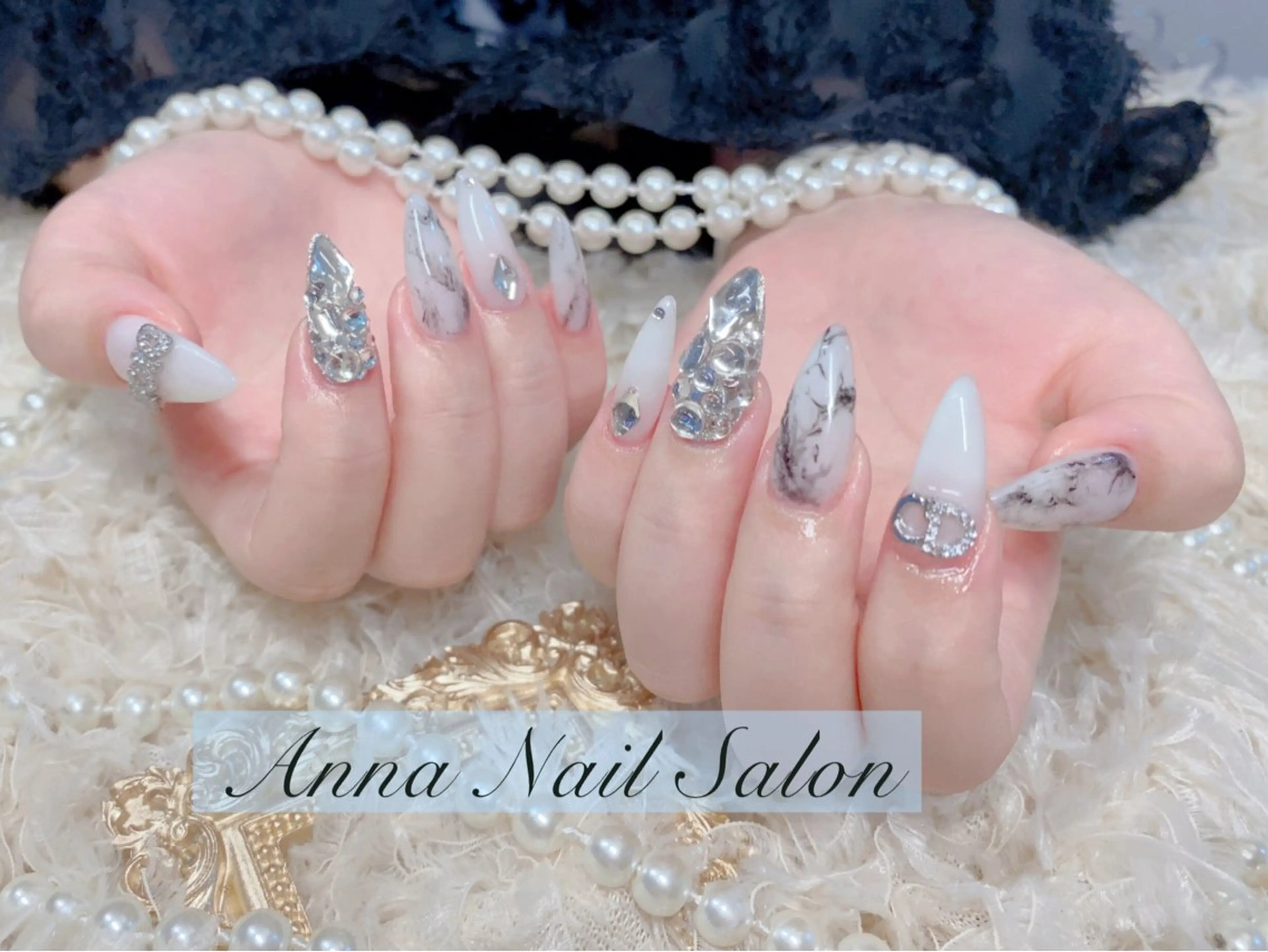 ネイル ハンドネイル 🩵ANNA Nail  🩵のネイルデザイン