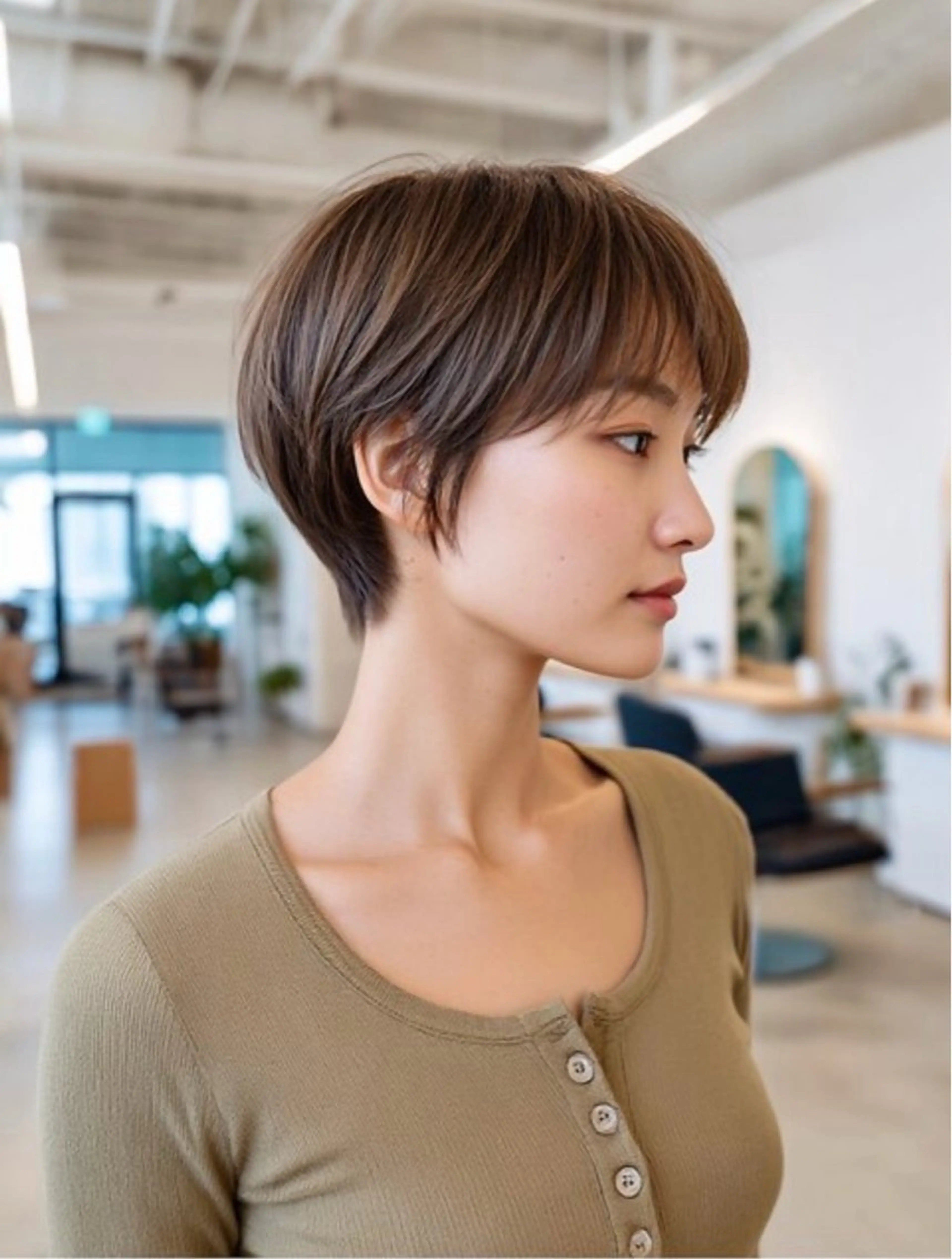 ショート カット CreBiA あきとのヘアスタイル