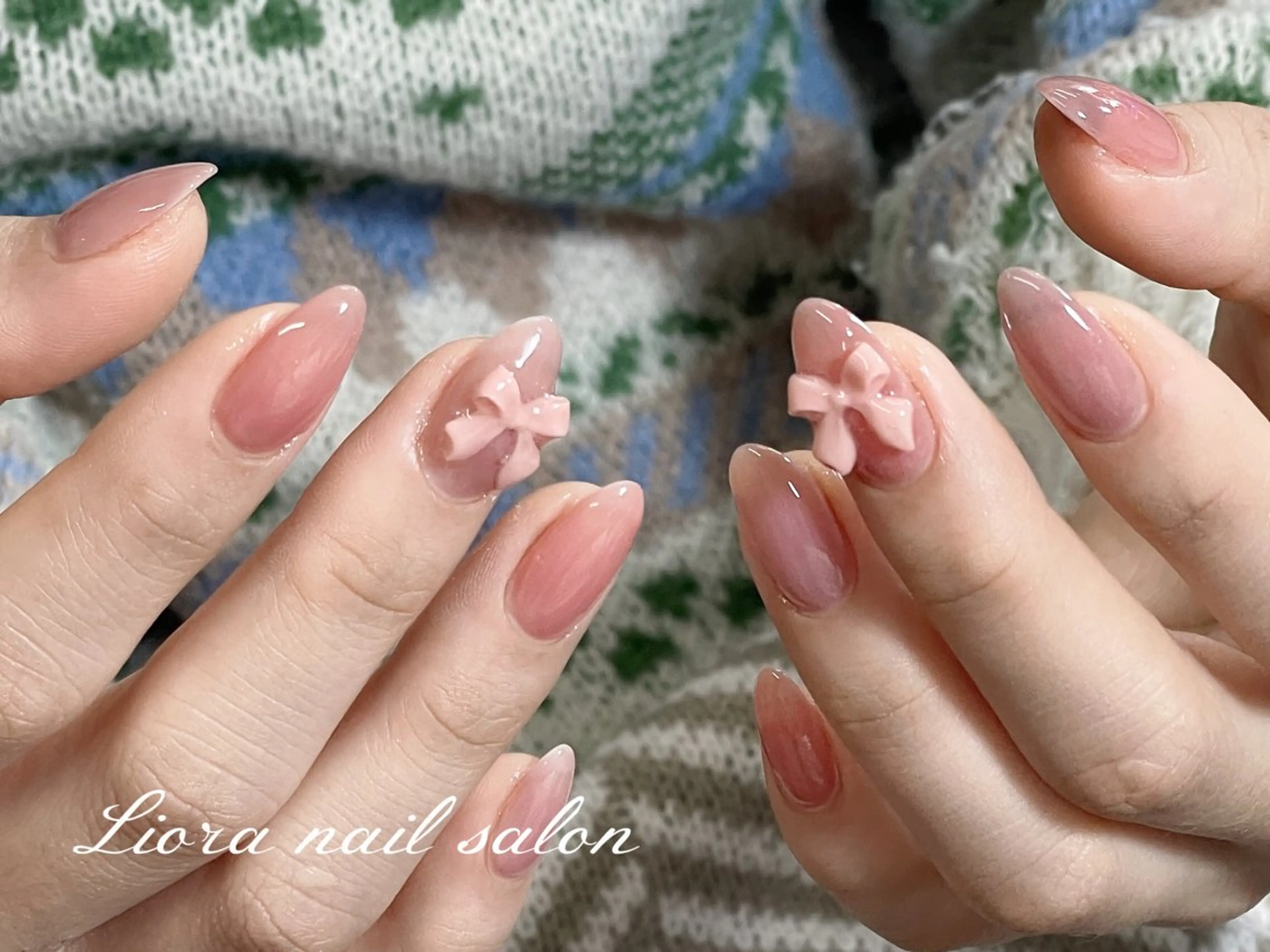 ネイル チークネイル フットネイル フレンチネイル ジェルネイル ガーリー ハンドネイル Liora nail スカルプ専門店のネイルデザイン