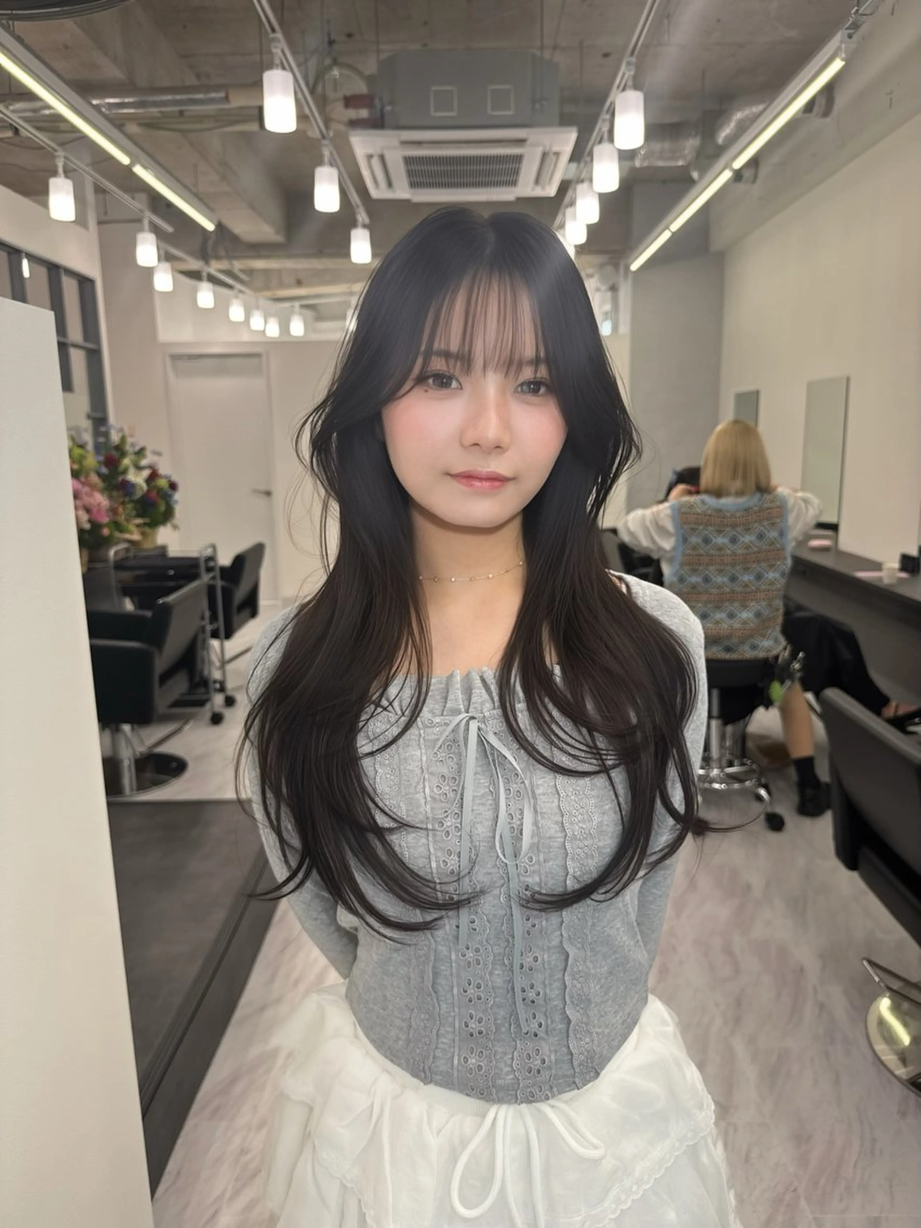 ロング カット トリートメント レイヤー・ブリーチ kiyotoshiのヘアスタイル