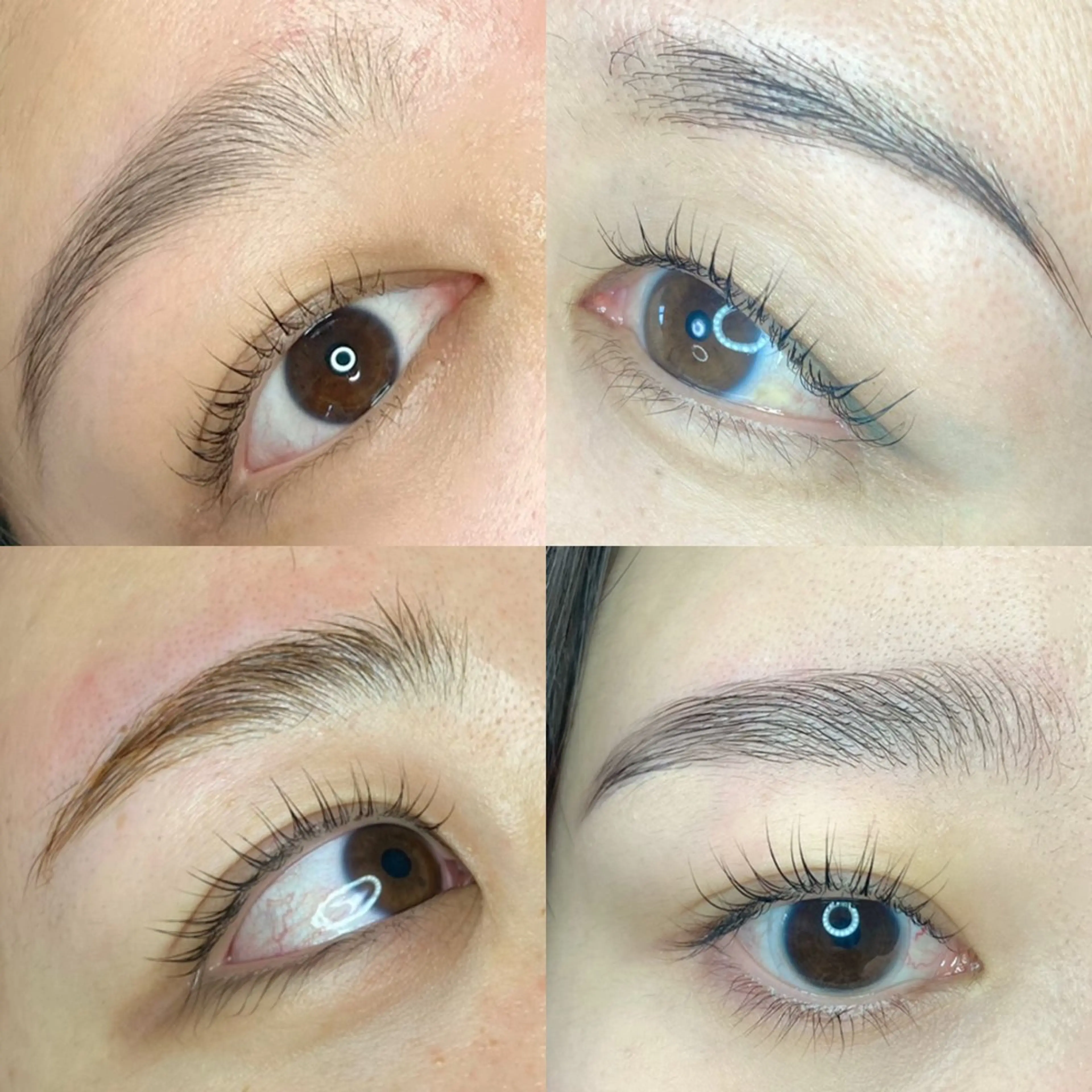 ラッシュリフト＋アイブロウリフト(眉スタイリングパーマ、Wax脱毛)の写真