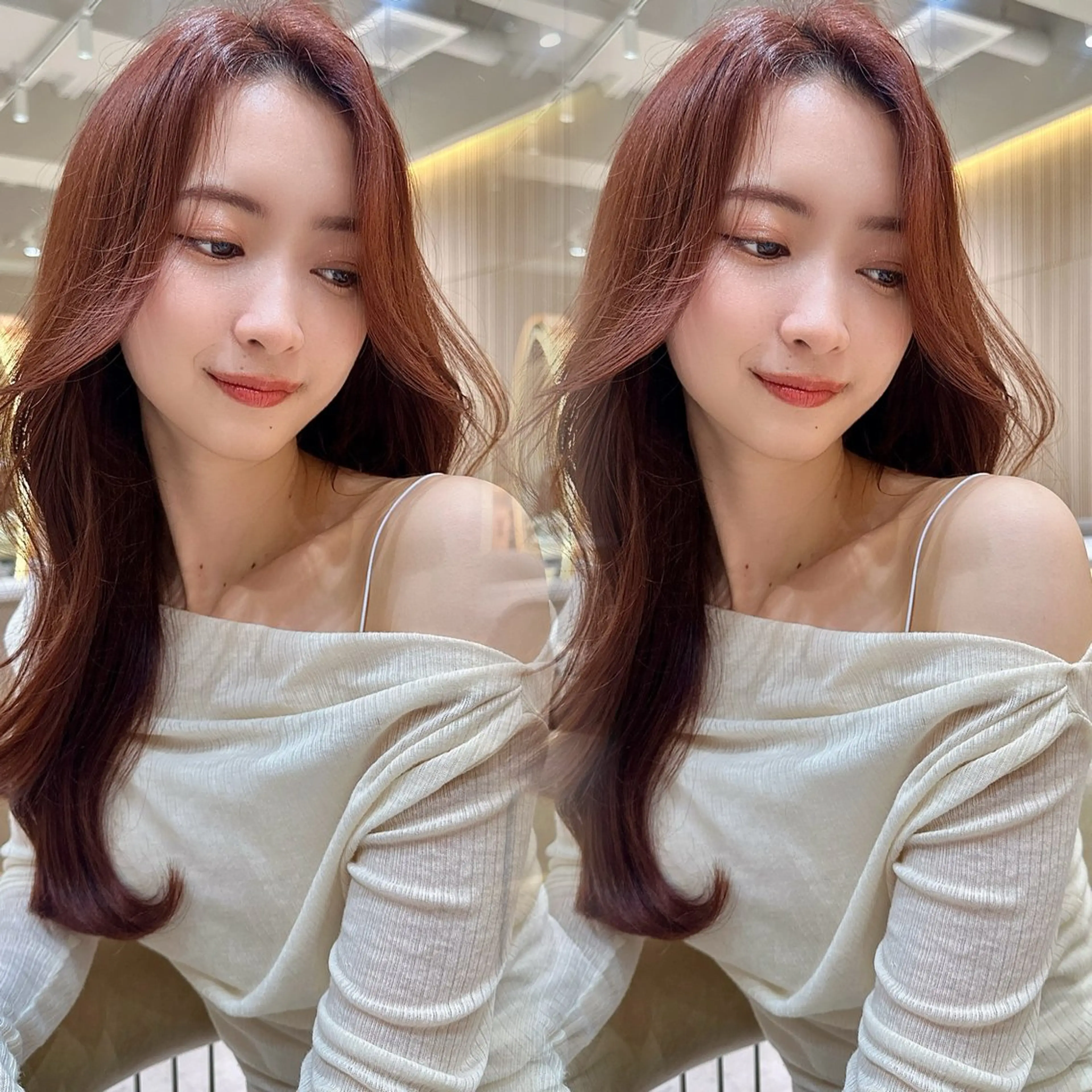 ロング カラー カット ヘアカラー トリートメント レイヤー❣️縮毛矯 川村利幸のヘアスタイル