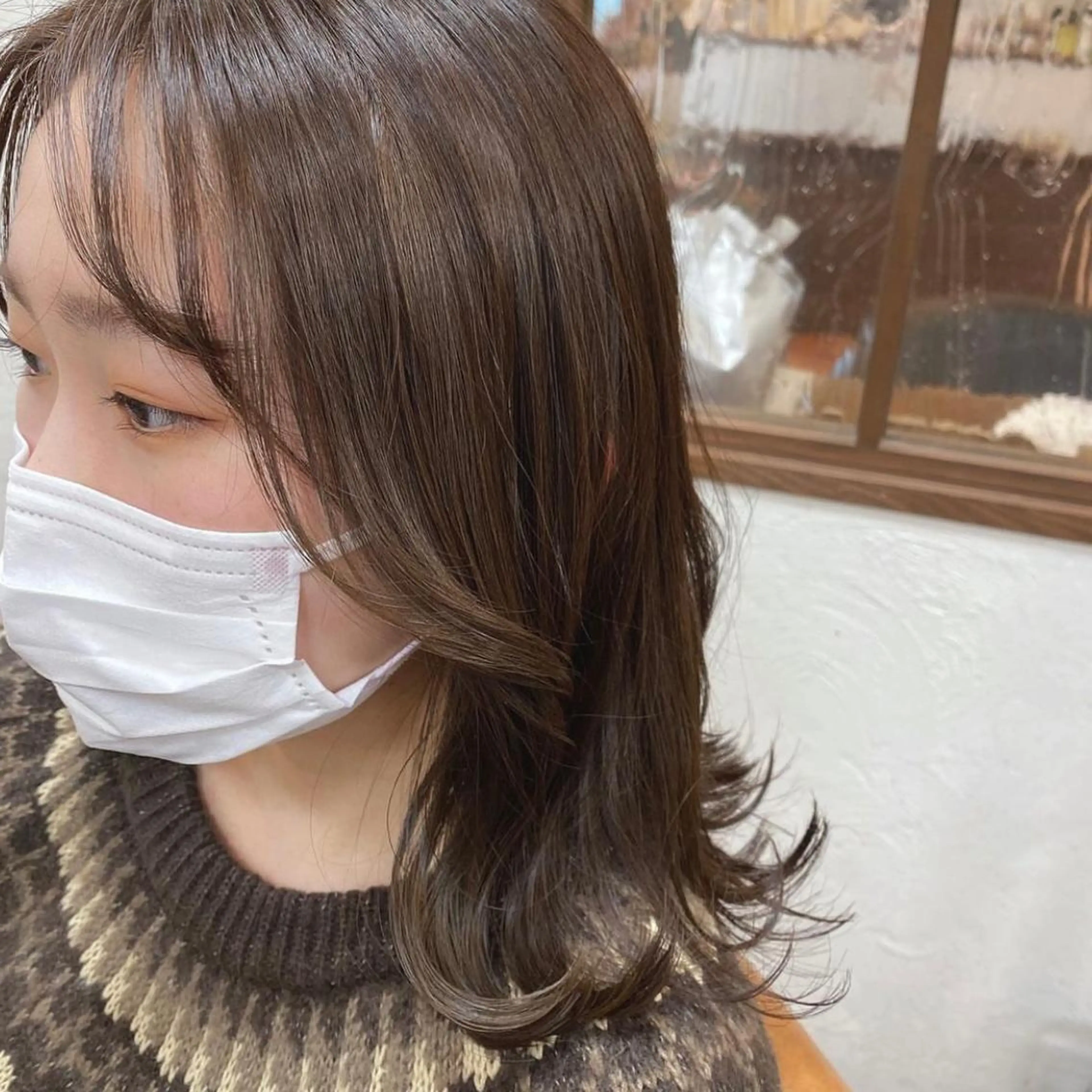 ミディアム カラー 平井/レイヤーカット /ハッシュカット🩰のヘアスタイル